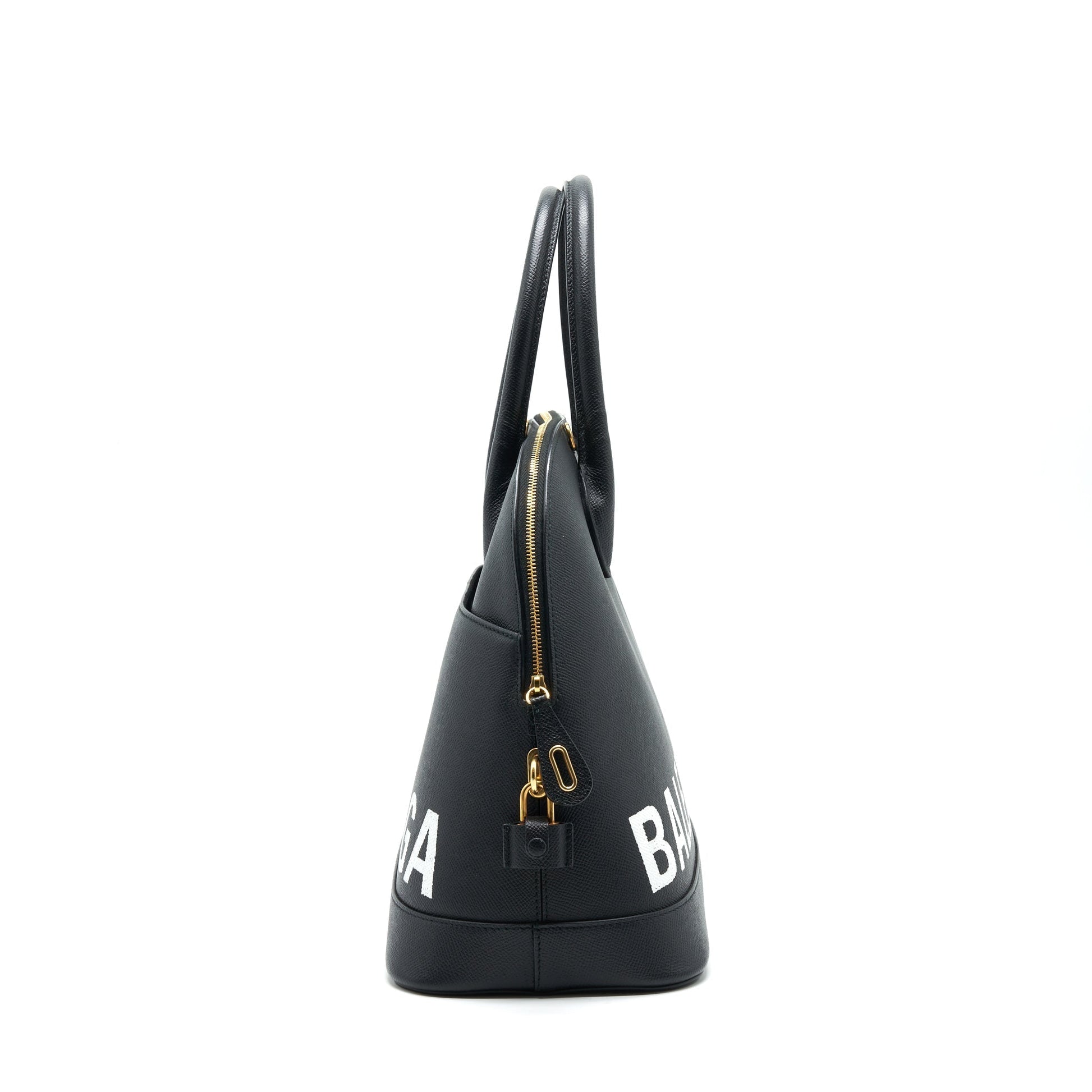 Balenciaga Large Villa Top Handle Tote Bag Black