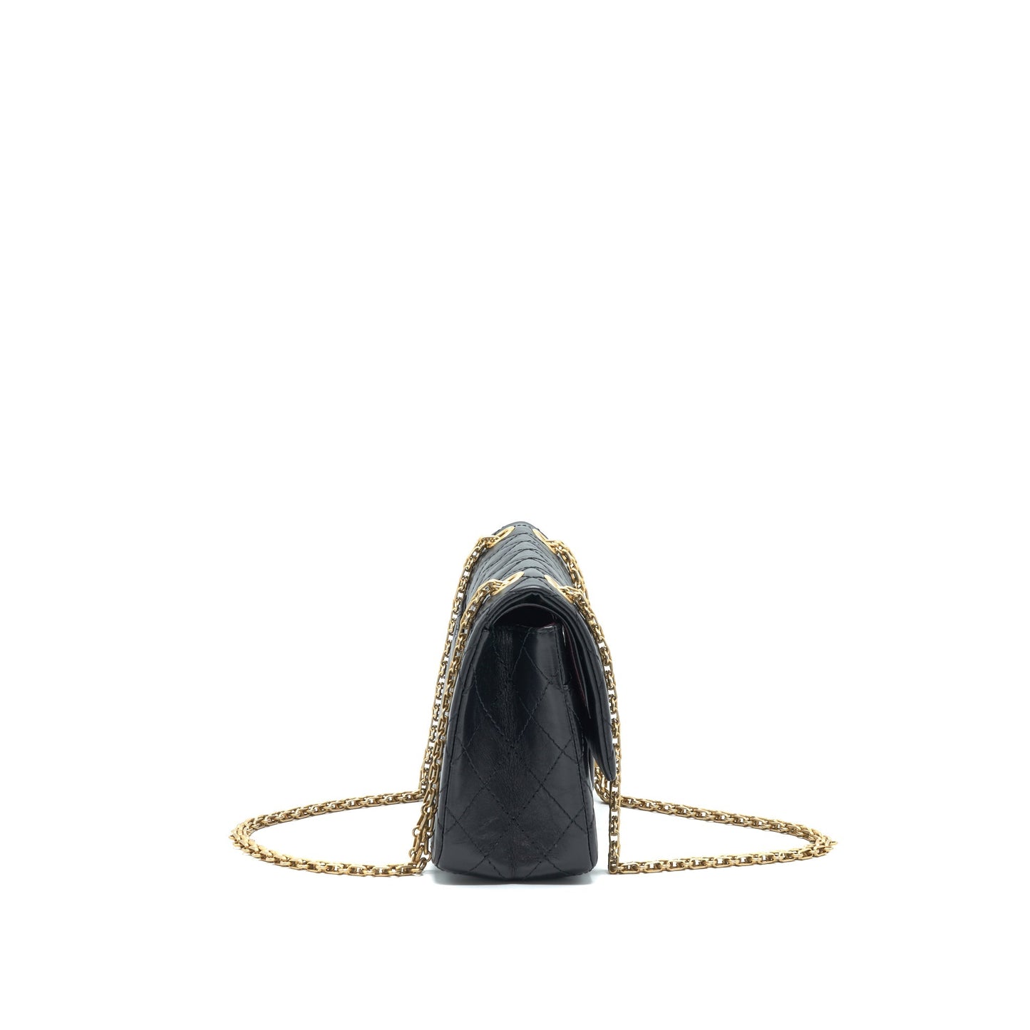 Chanel Small Reissue 2.55 Flap Bag Black Brushed