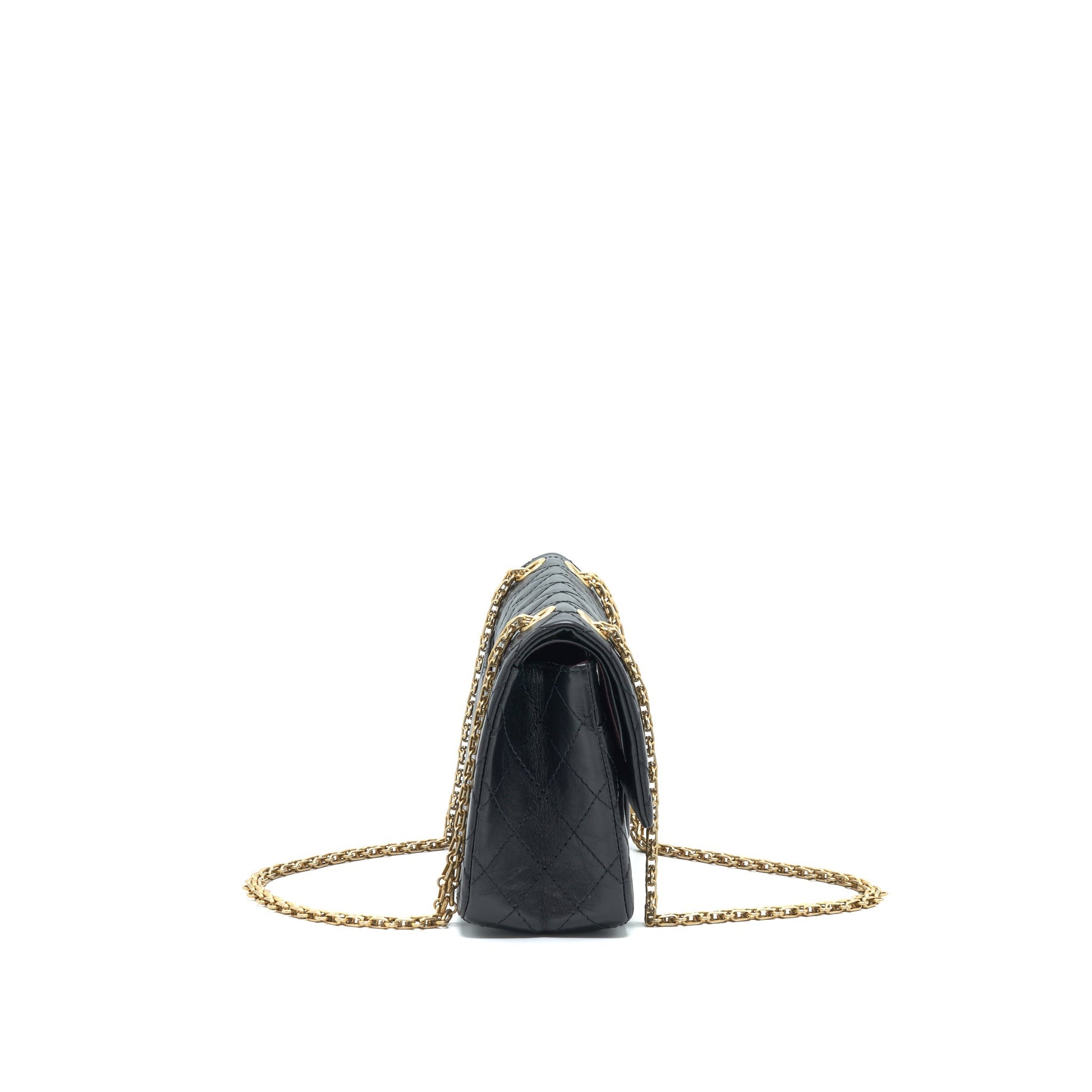 Chanel Small Reissue 2.55 Flap Bag Black Brushed