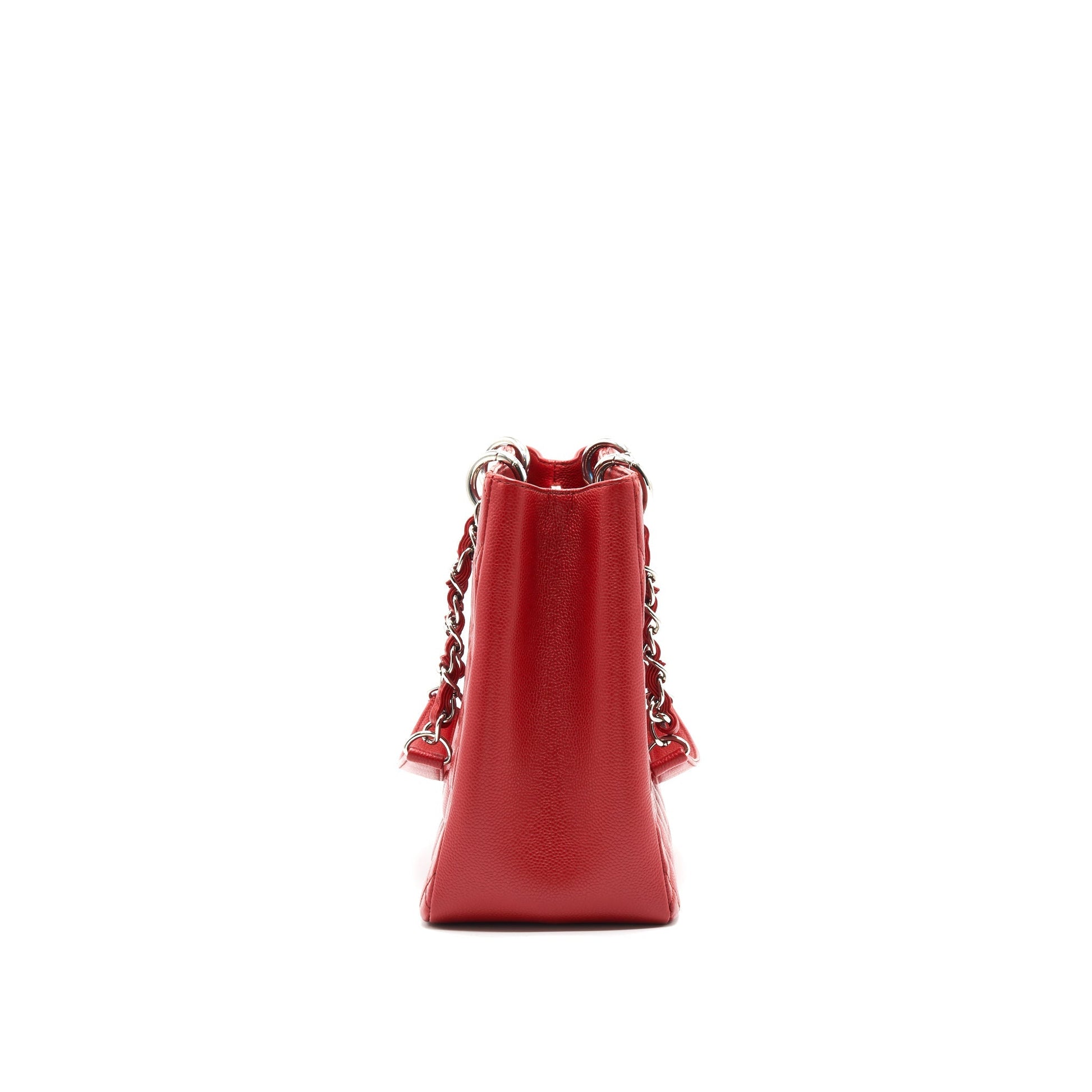 Chanel Grand Shopping Tote caviar Red with