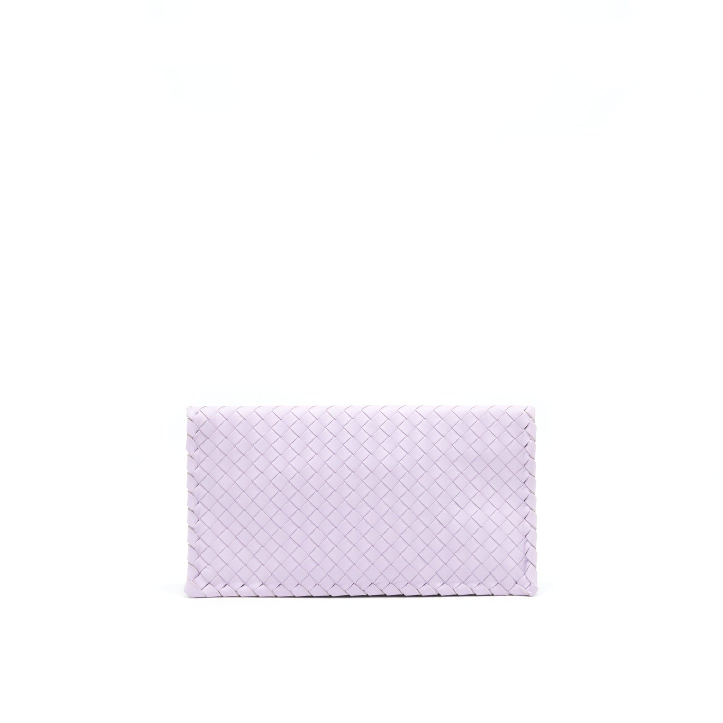 Bottega Veneta Fold Clutch Light Purple