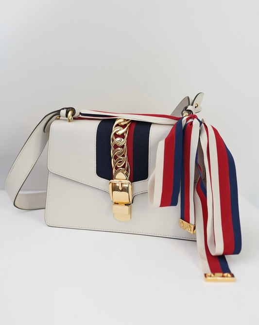 Gucci Lou Chain Leather Shoulder Bag