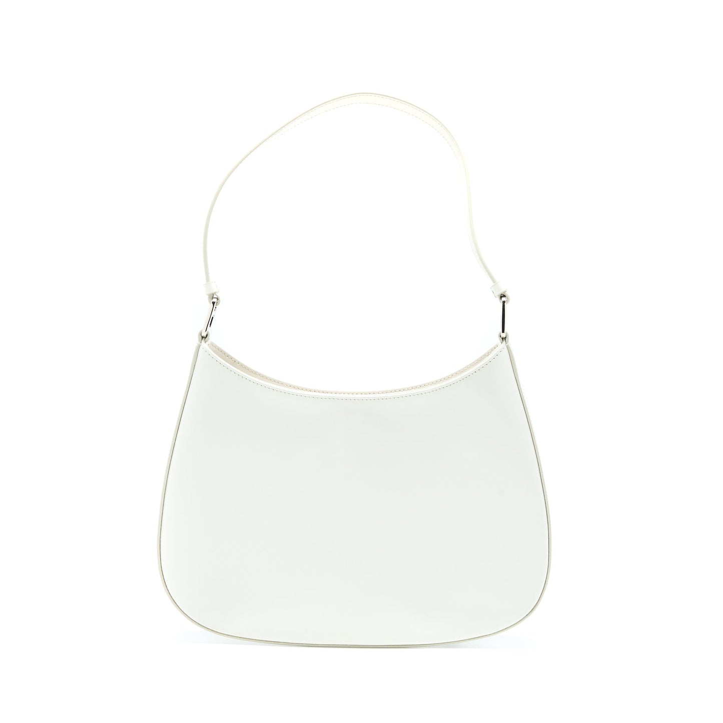 Prada Cleo Bag Calfskin White SHW