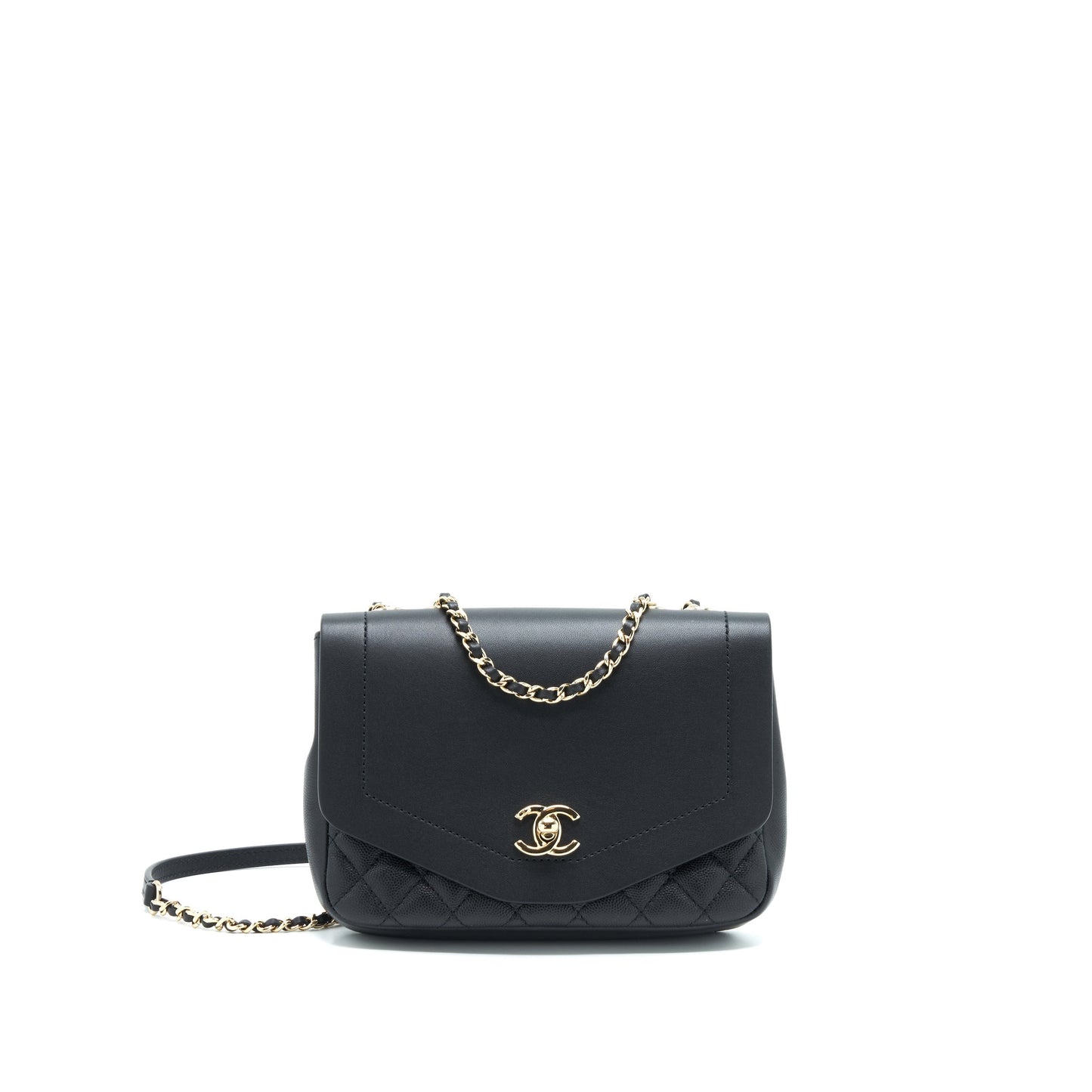 Chanel Flap Chain Bag Black L