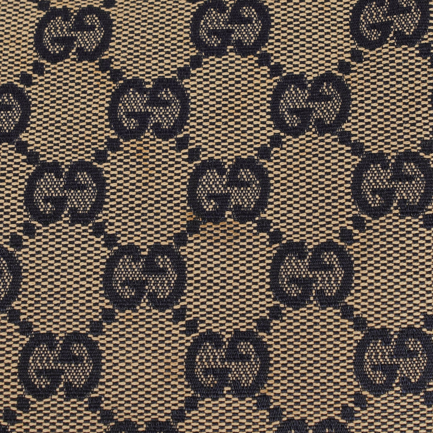Gucci Charmy Navy GG Canvas Sherry Line Hobo Bag