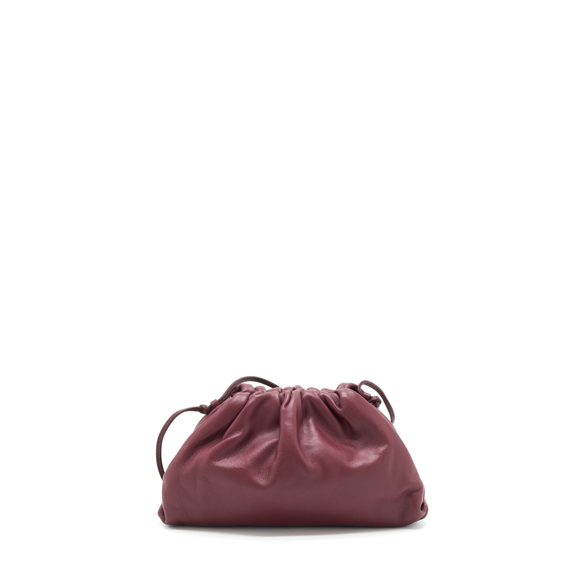 Bottega Veneta The Mini Pouch Dark Red