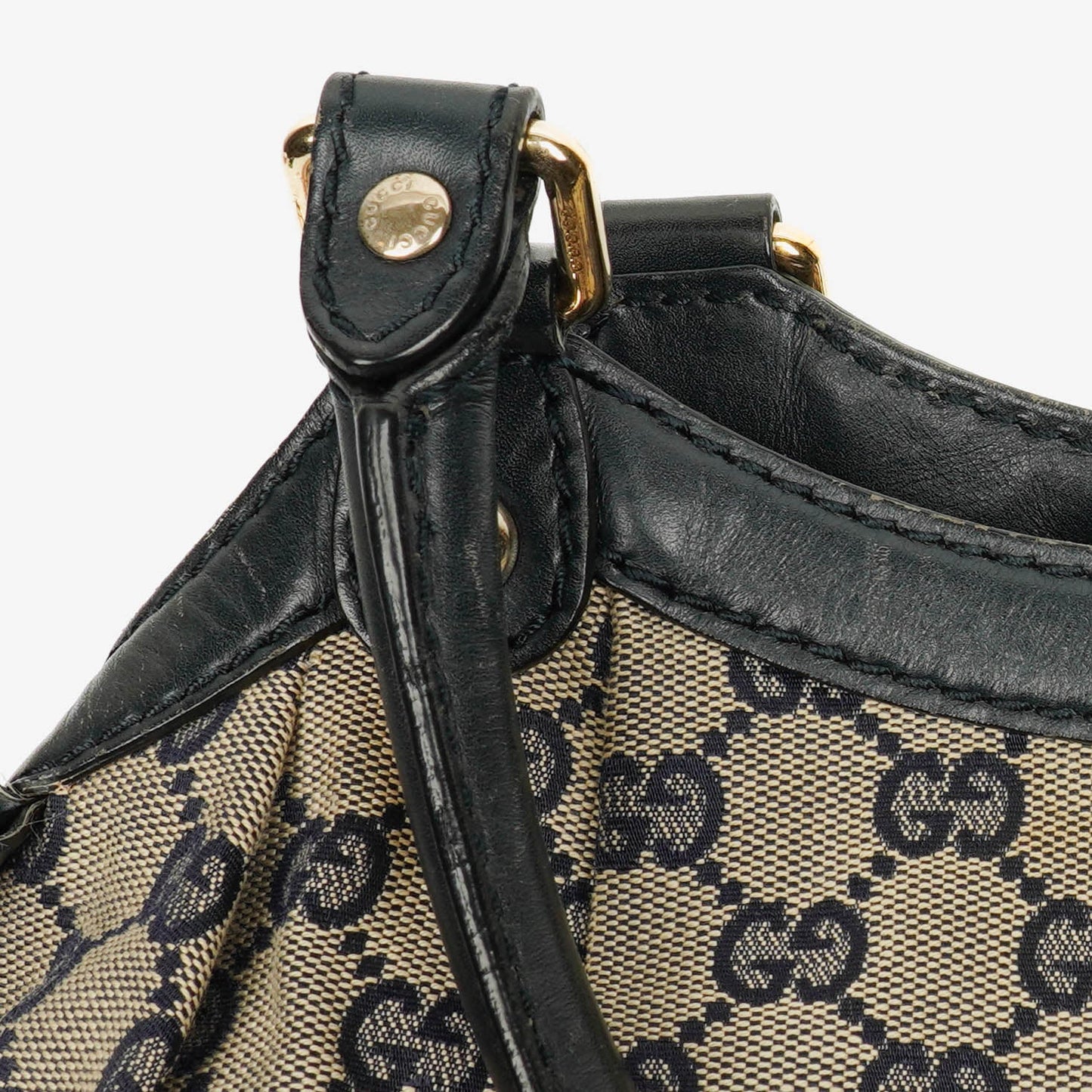 Gucci Monogram Canvas Sukey Shoulder Hobo Bag