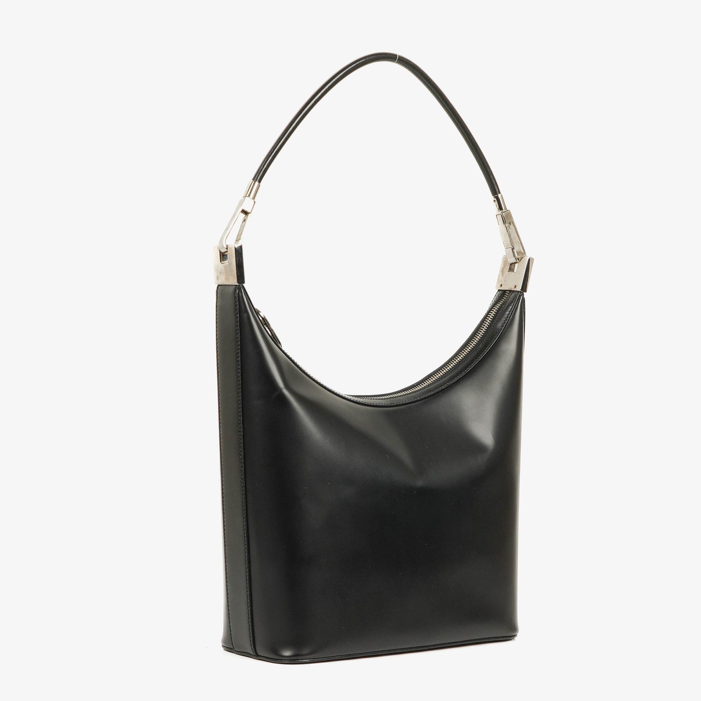 Gucci Black Leather Hobo Shoulder Bag