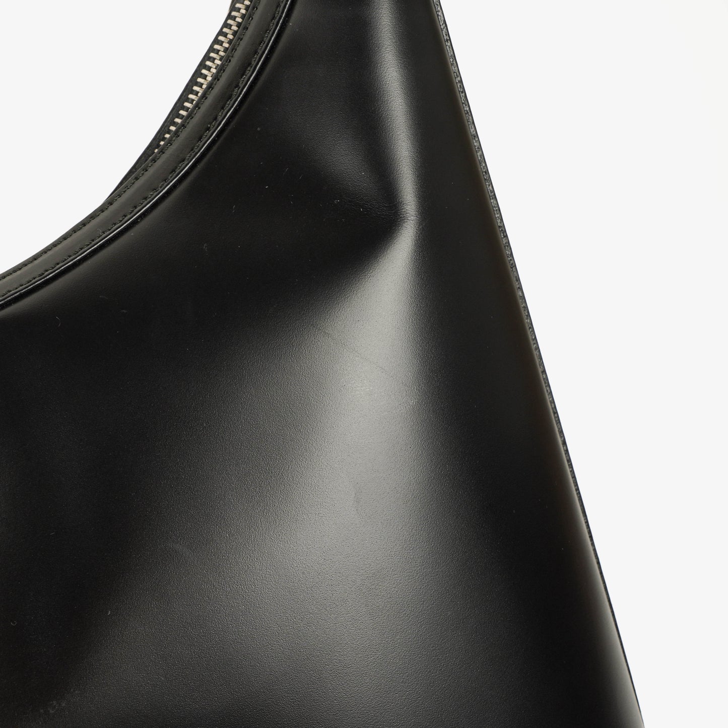 Gucci Black Leather Hobo Shoulder Bag