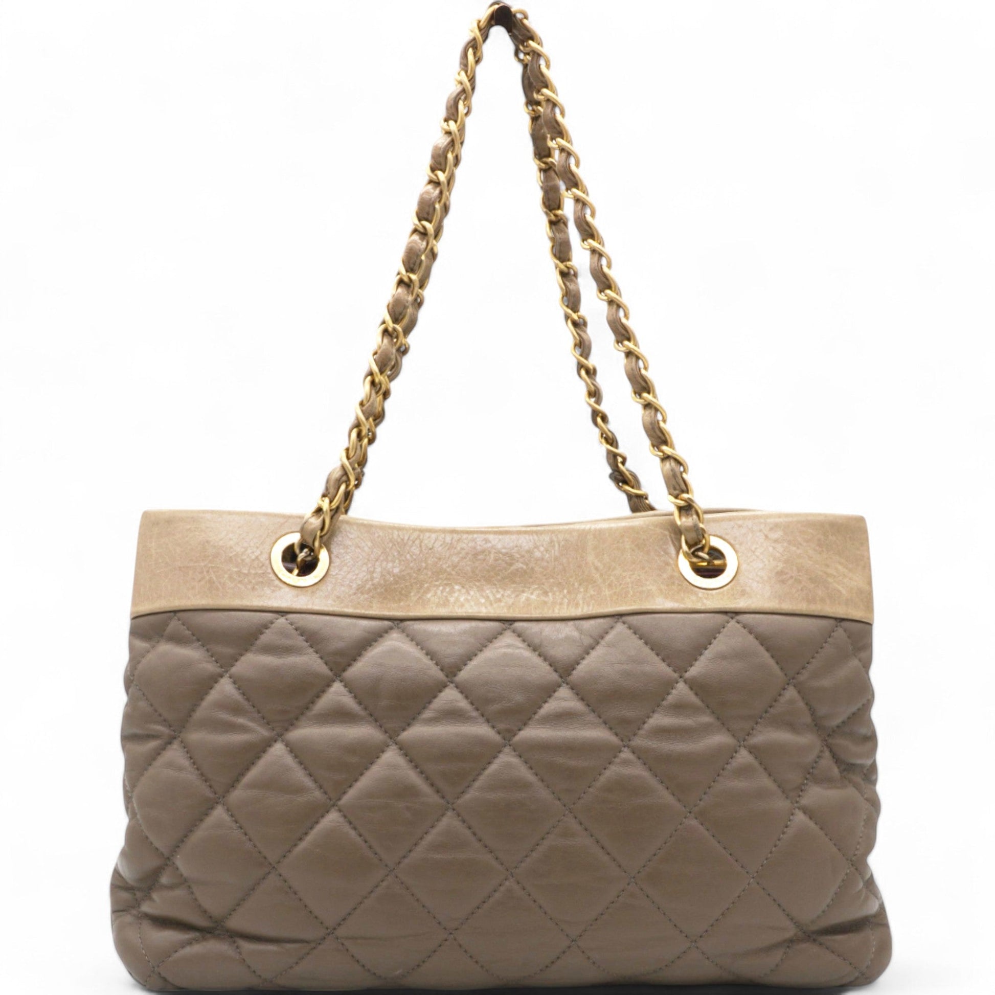 Chanel Calfskin Quilted Medium Soft Elegance Tote