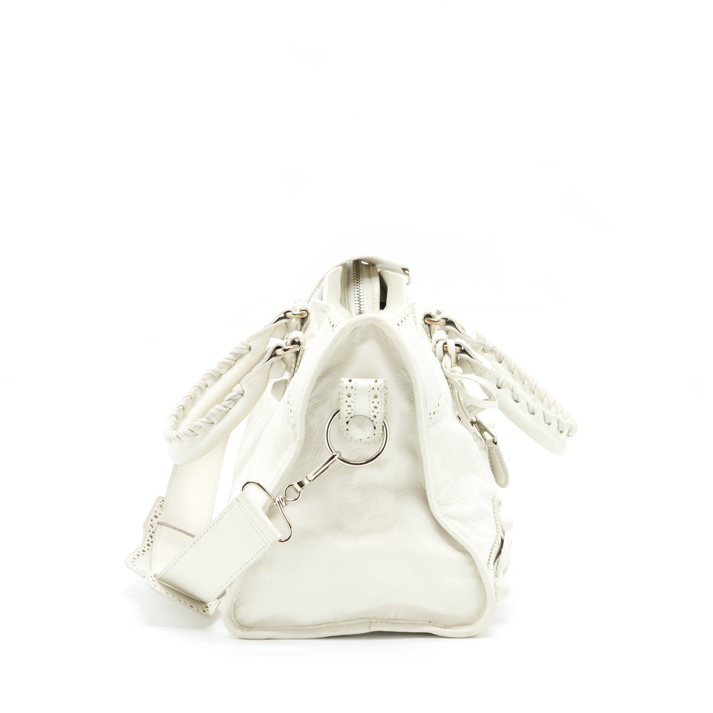 Balenciaga Giant City Purse White