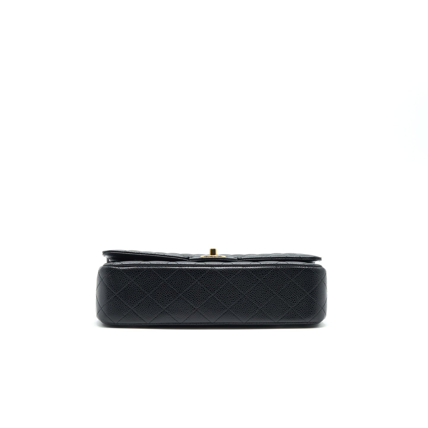 Chanel medium Classic double flap Bag Caviar black serial 25
