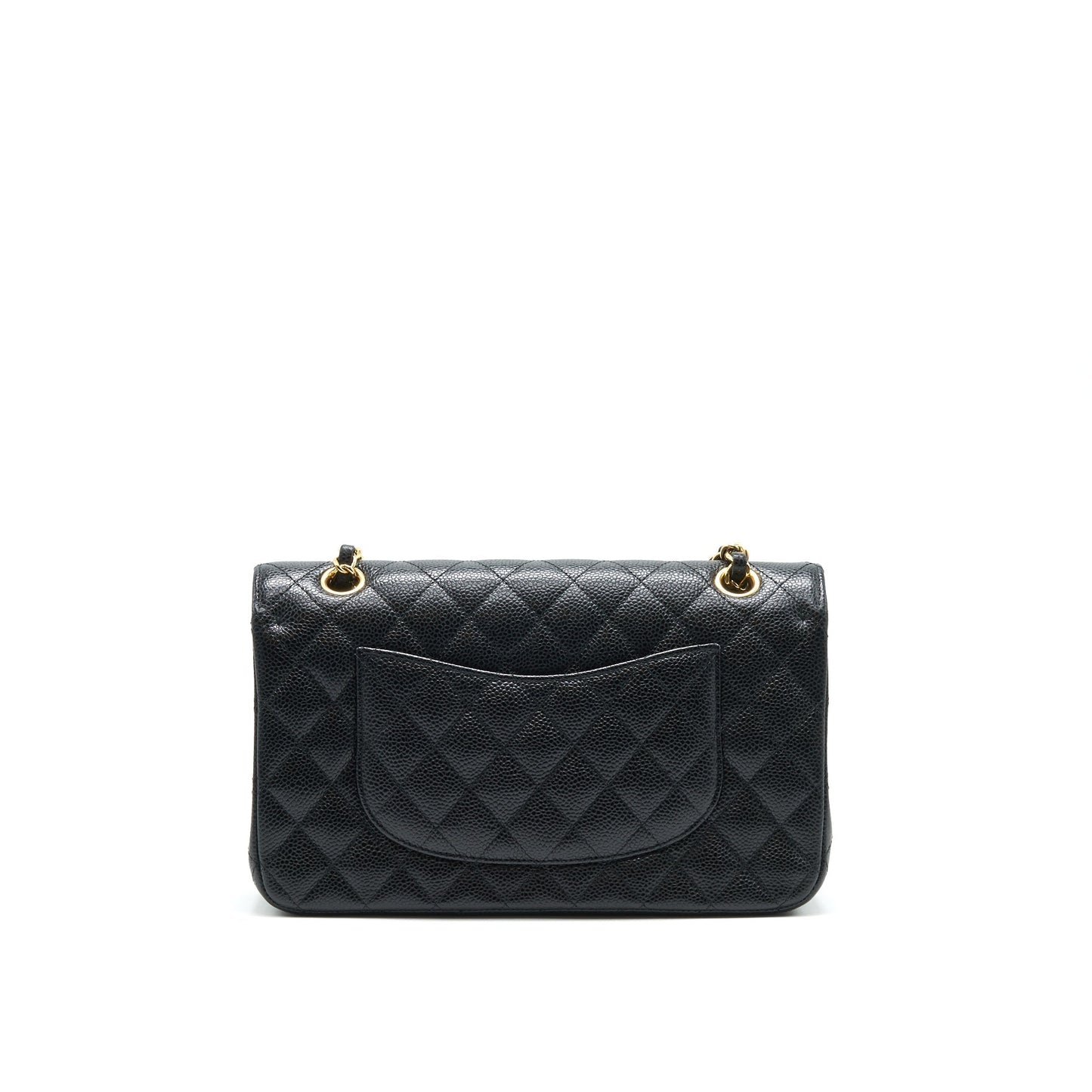 Chanel medium Classic double flap Bag Caviar black serial 25