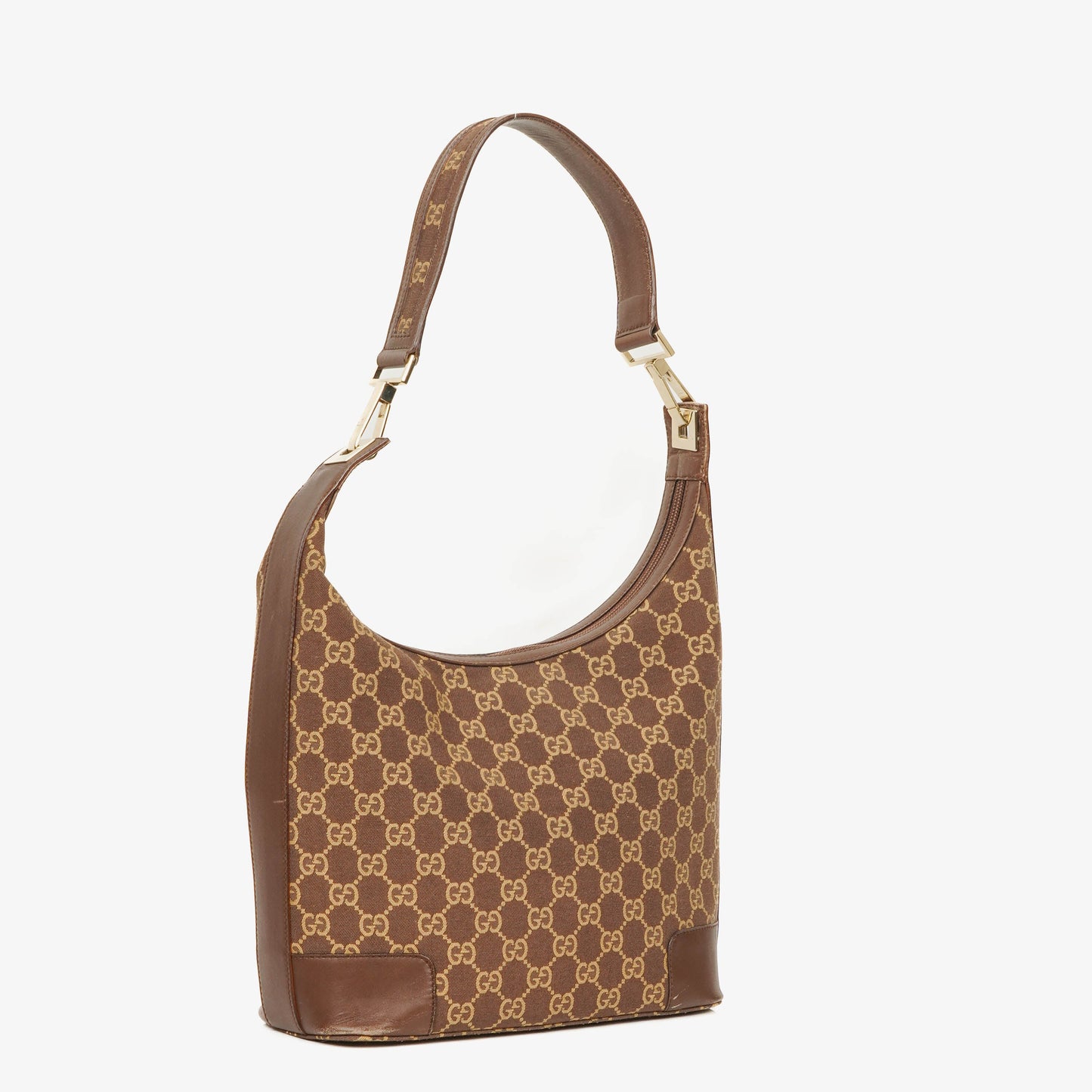 Gucci GG Canvas Hobo Shoulder Bag