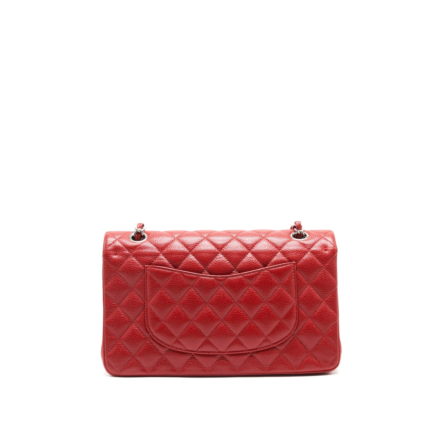Chanel Medium Classic Double Flap Caviar Red