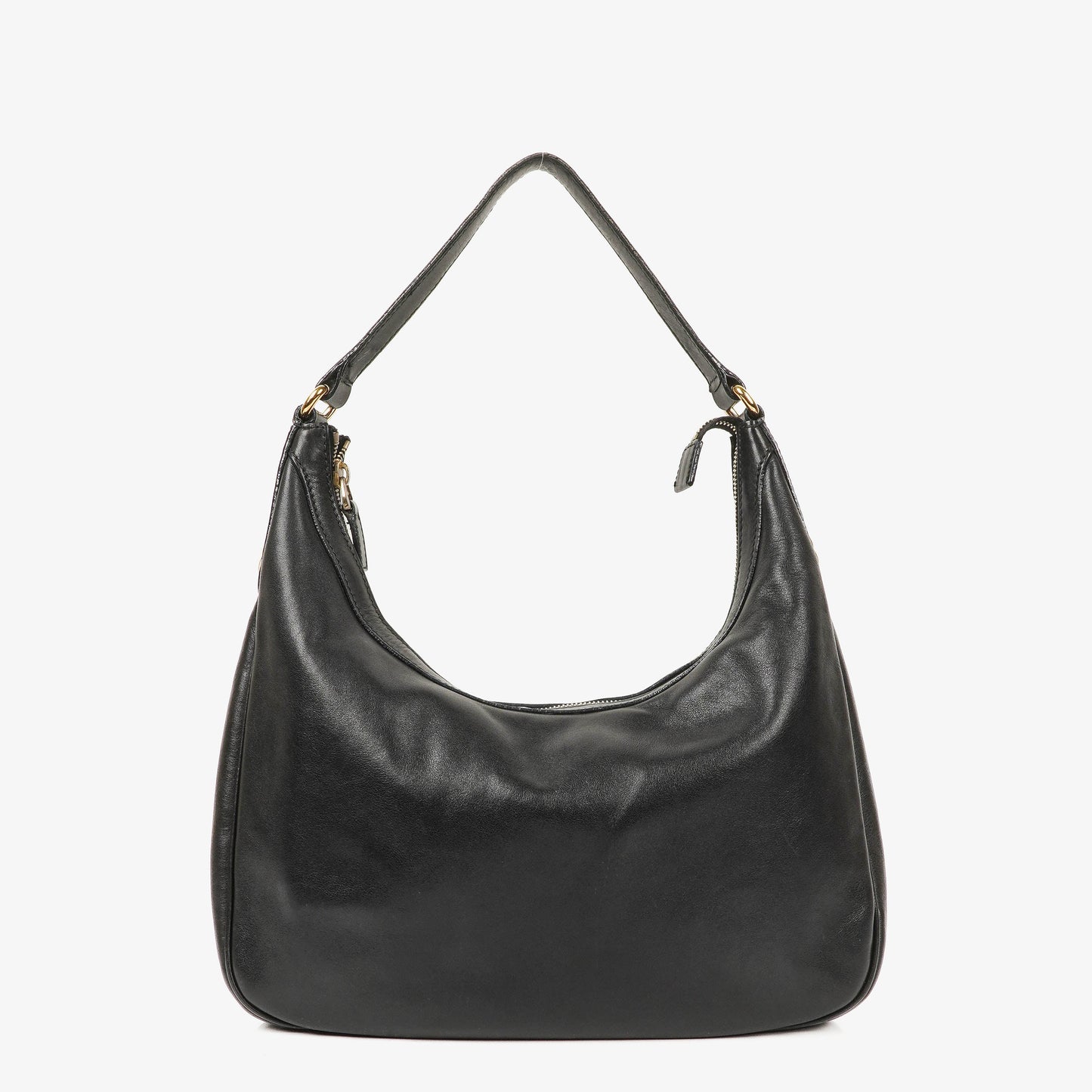 Gucci Charmy Black Leather Hobo Bag