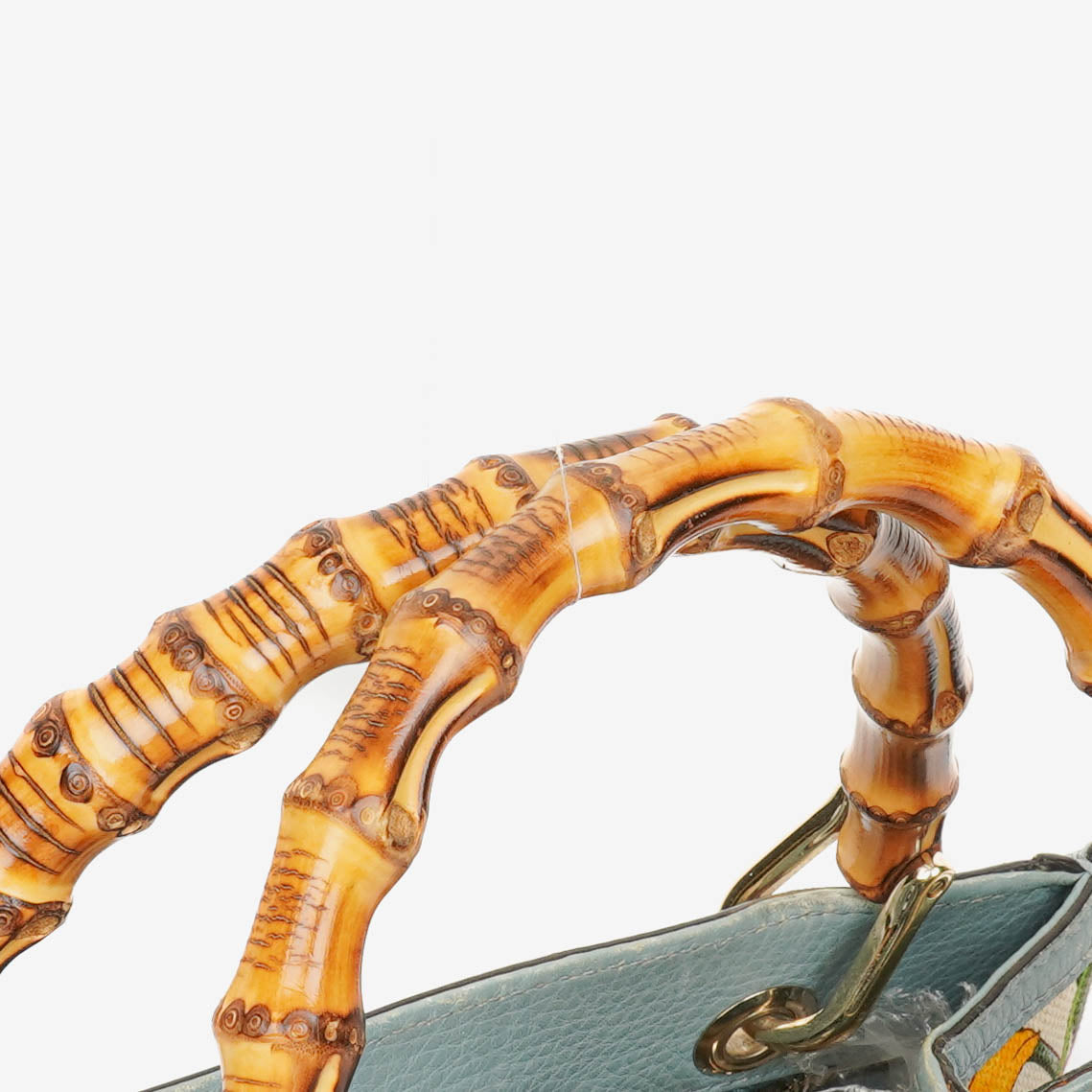 Gucci Bamboo Shopper Multicolour Flora Diana Small Tote Bag
