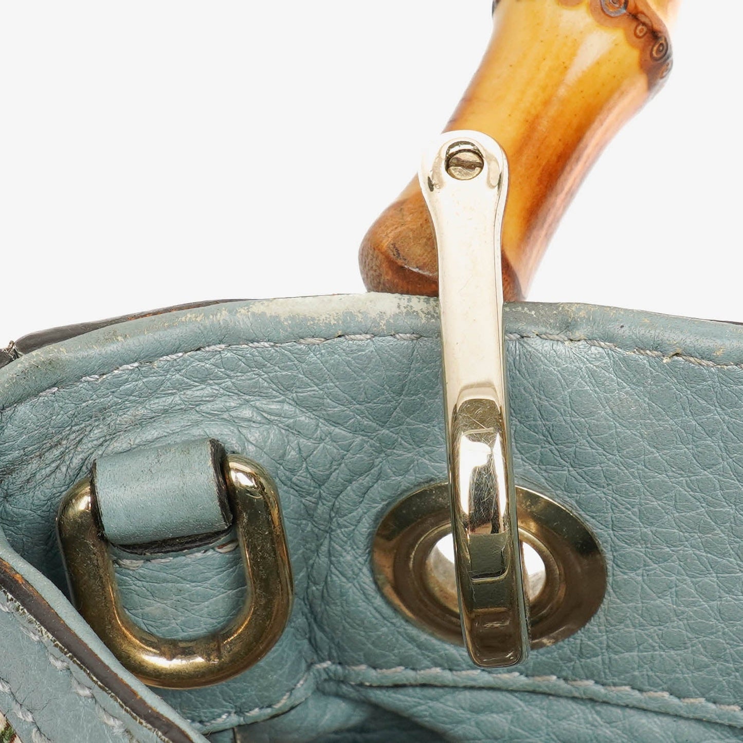 Gucci Bamboo Shopper Multicolour Flora Diana Small Tote Bag