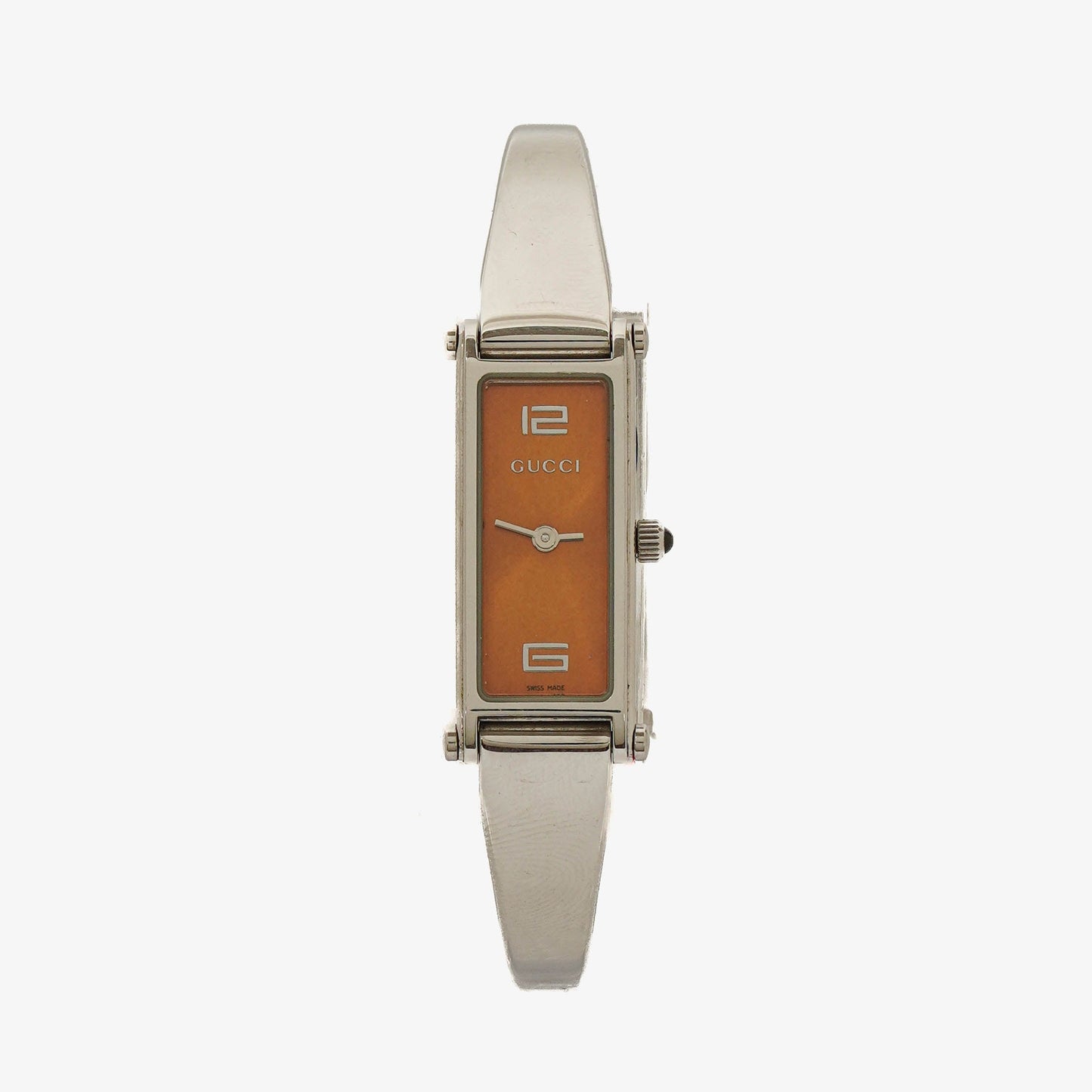Gucci 1500L Rectangular Stainless Steel Watch