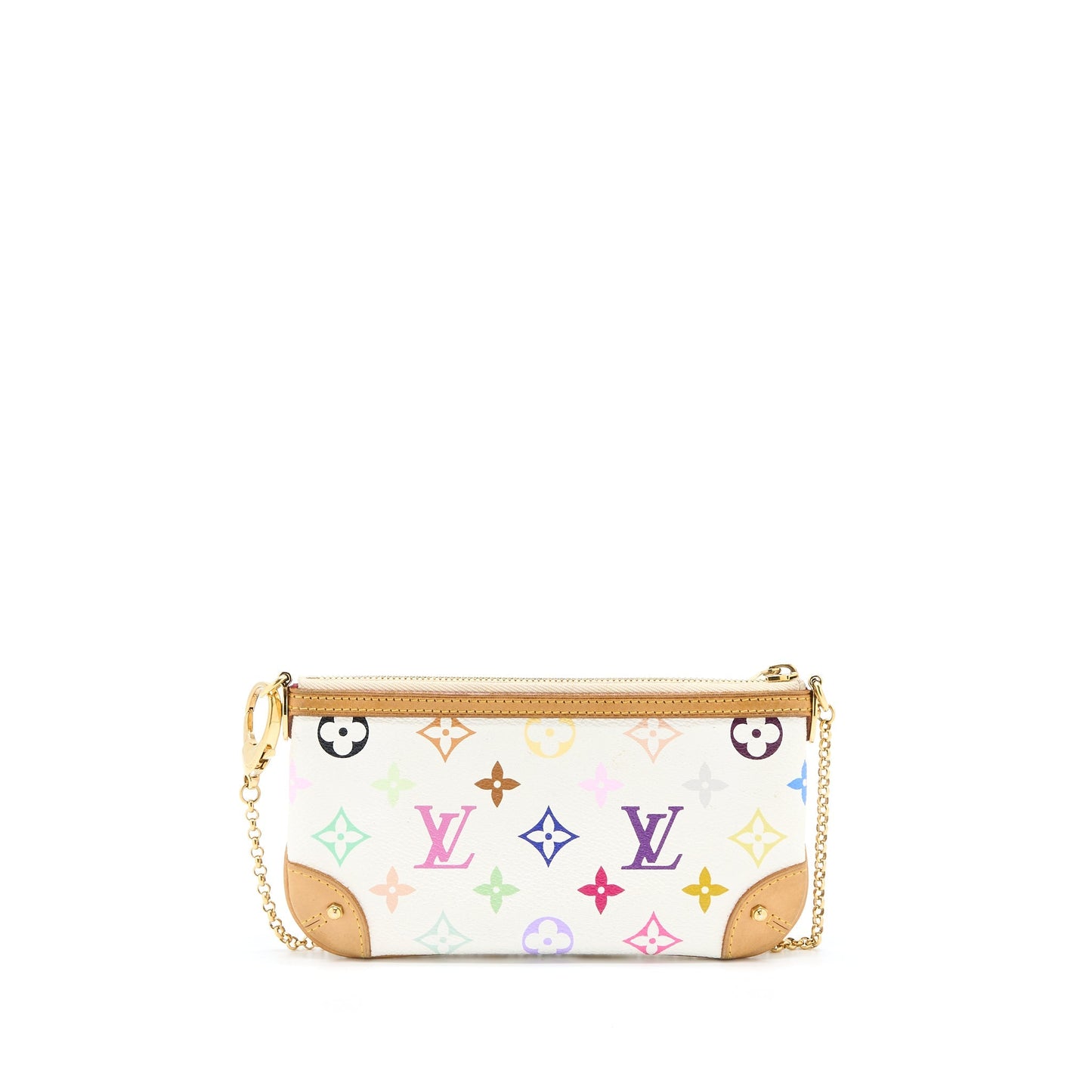 Louis Vuitton Milla Pouch Monogram Canvas Multicolour GHW
