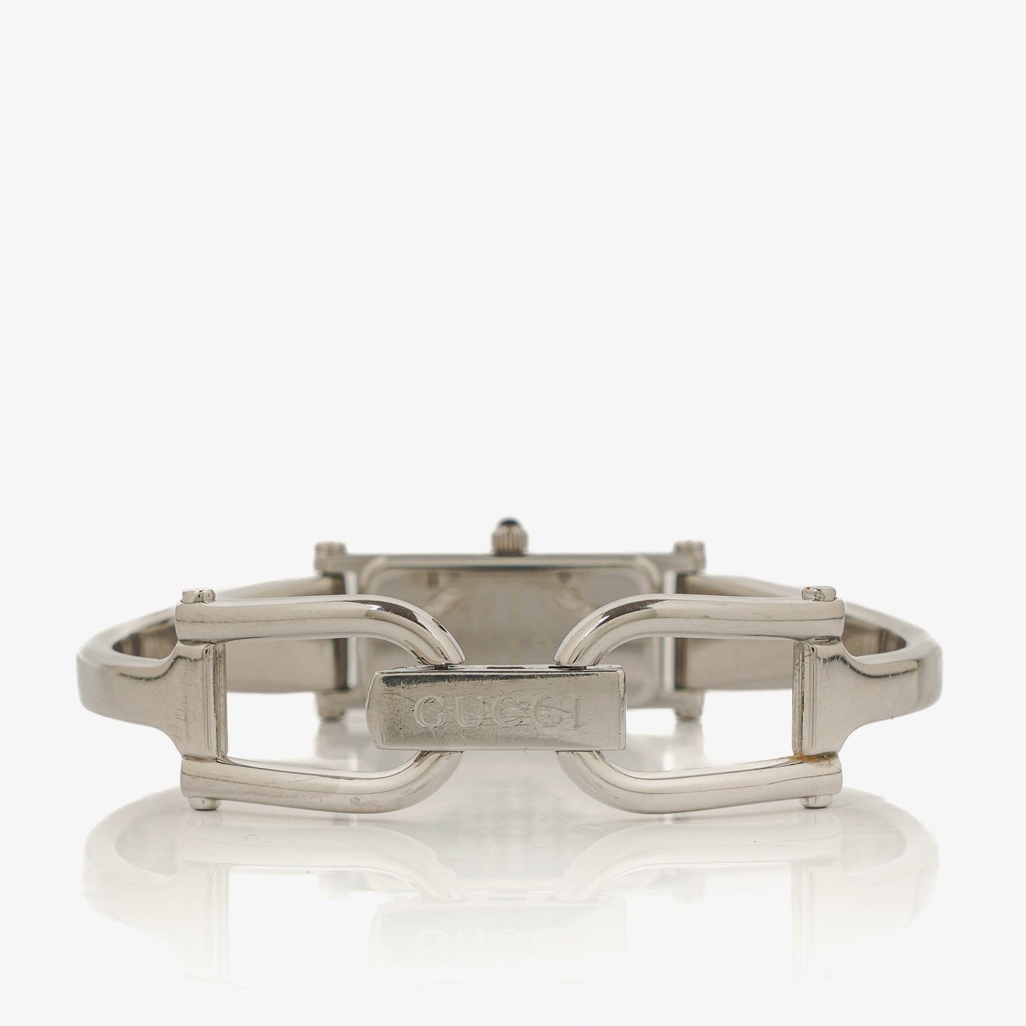 Gucci 1500L Rectangular Stainless Steel Watch