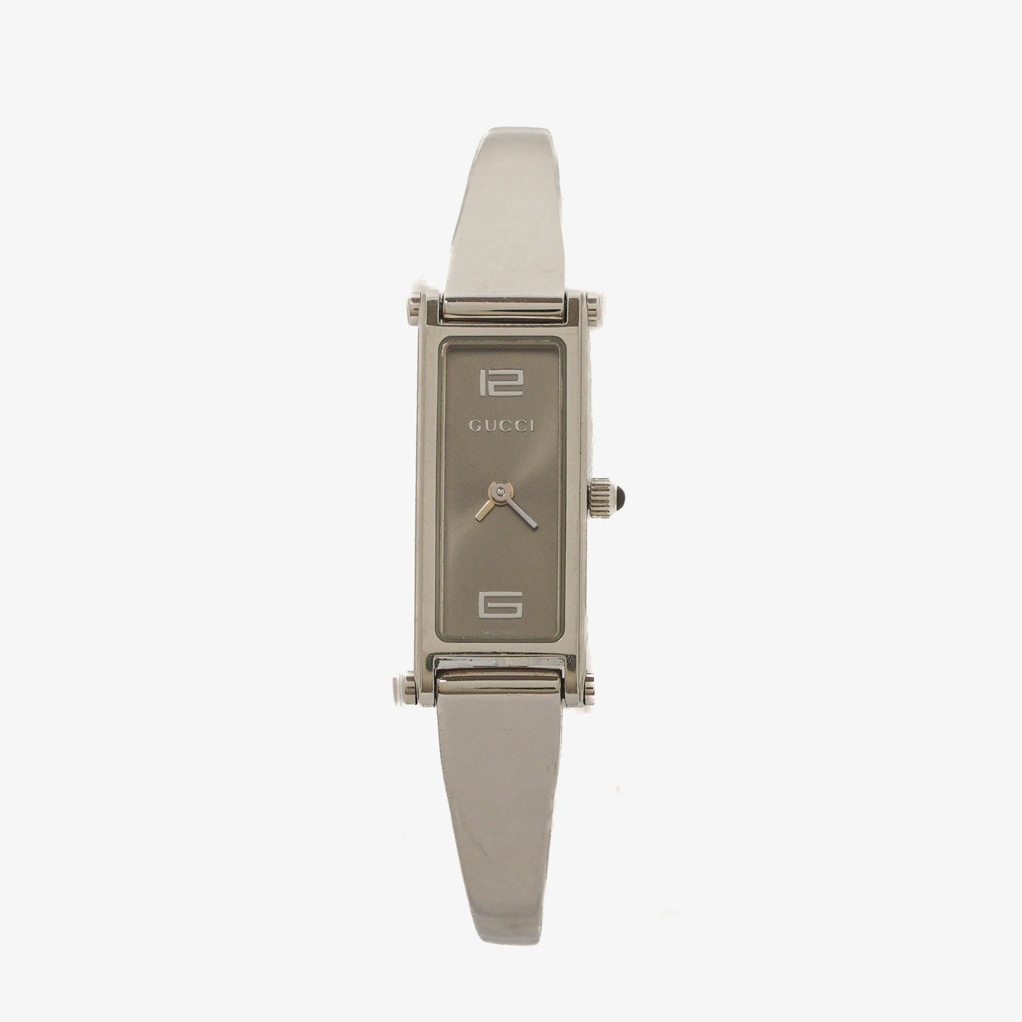 Gucci 1500L Rectangular Stainless Steel Watch