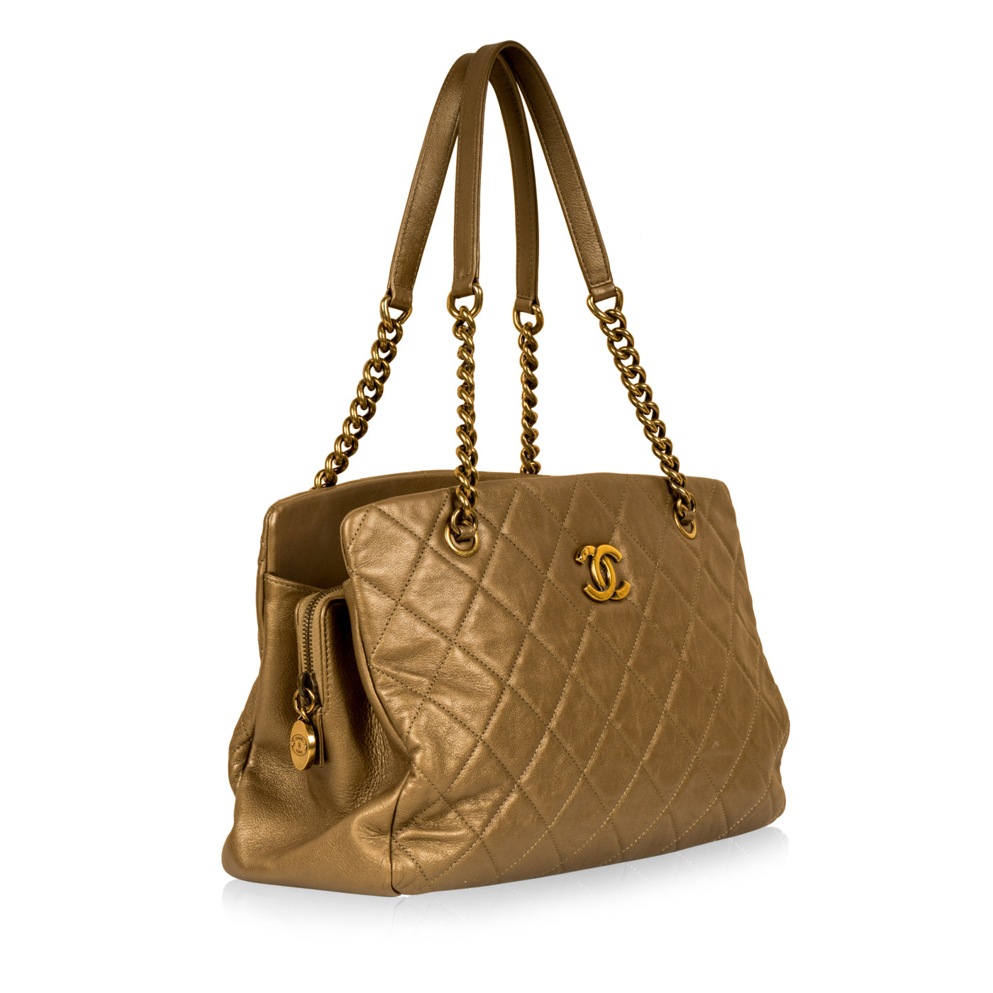Chanel Metallic Gold Shoulder Bag