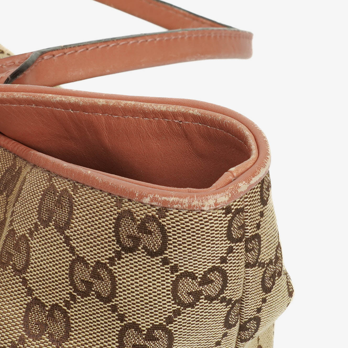 Gucci GG Canvas Heart Bit Tote Bag