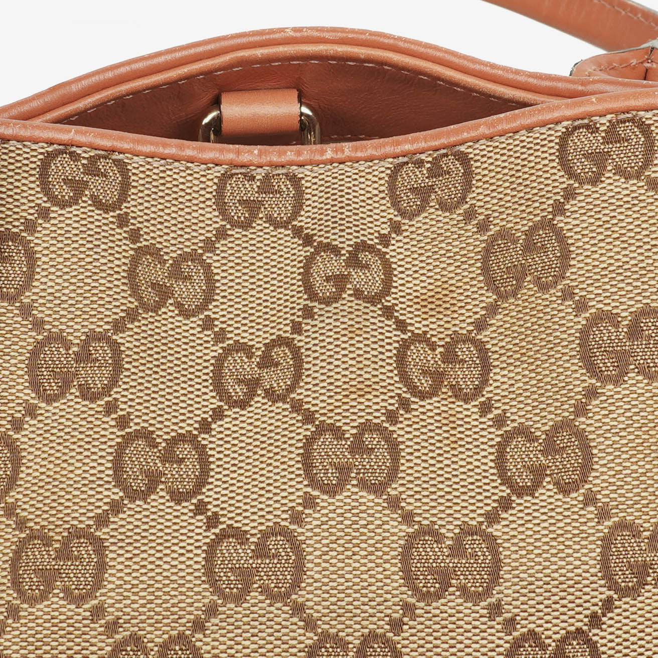 Gucci GG Canvas Heart Bit Tote Bag