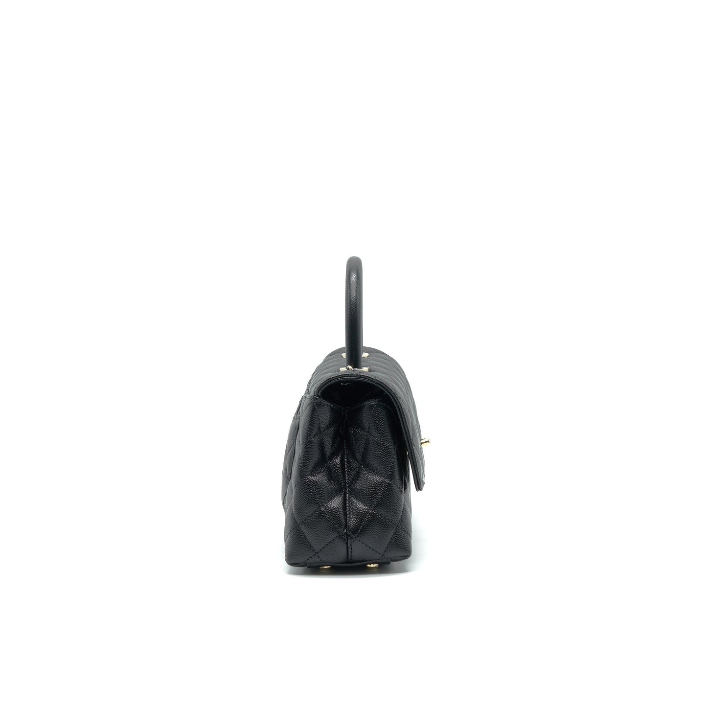 Chanel Small Coco Handle 24cm Caviar Black ( Microchip)