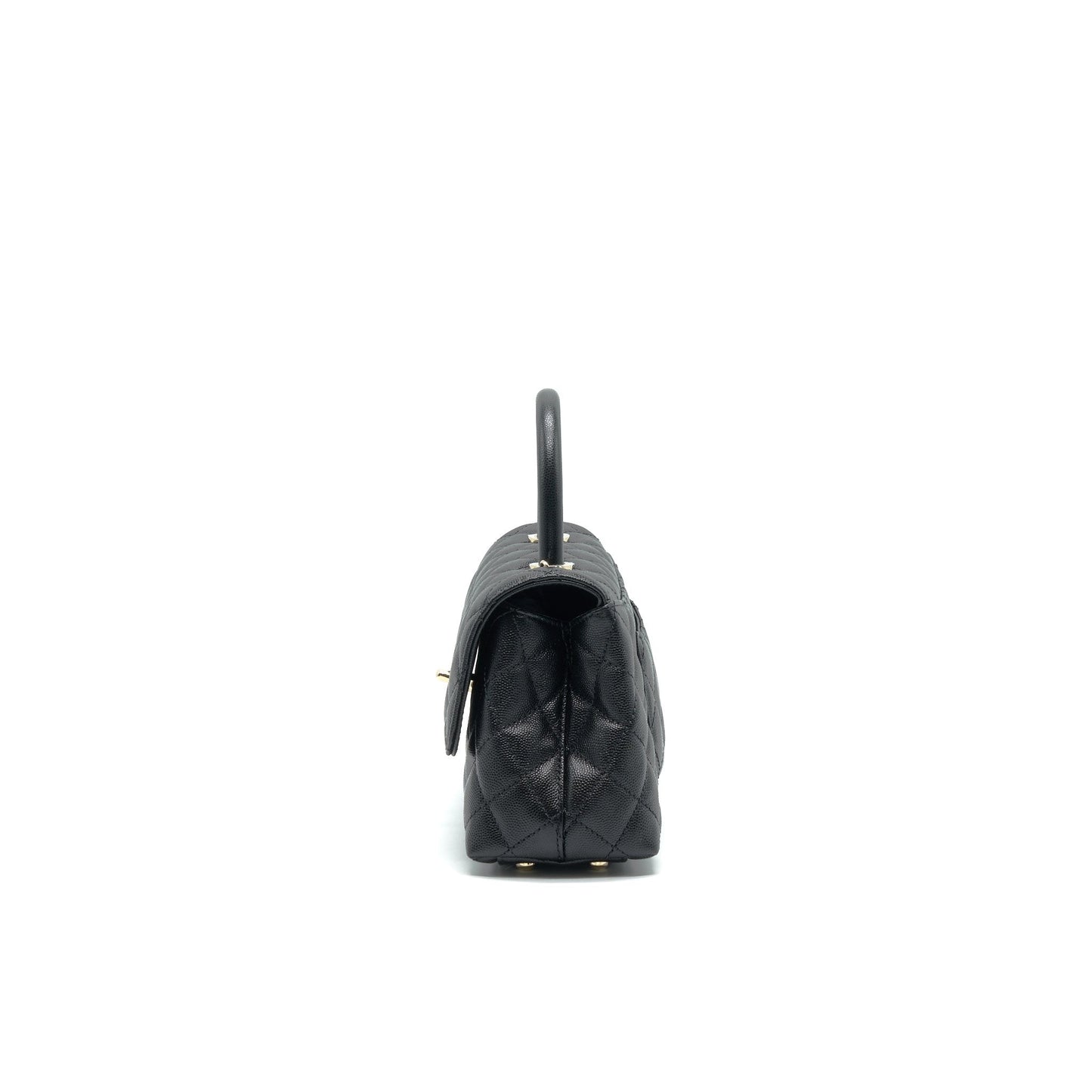Chanel Small Coco Handle 24cm Caviar Black ( Microchip)