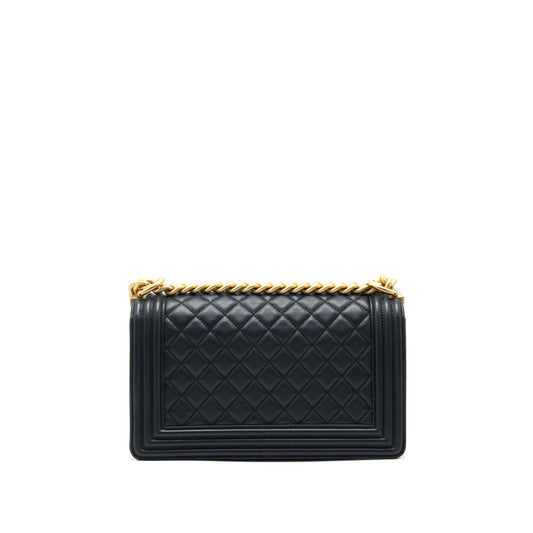 Chanel Medium Boy Black Lambskin