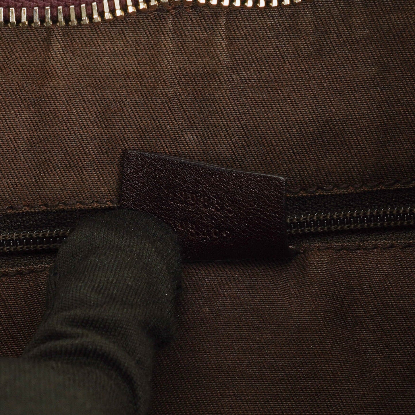 Gucci Monogram Canvas Abbey D-Ring Hobo Bag