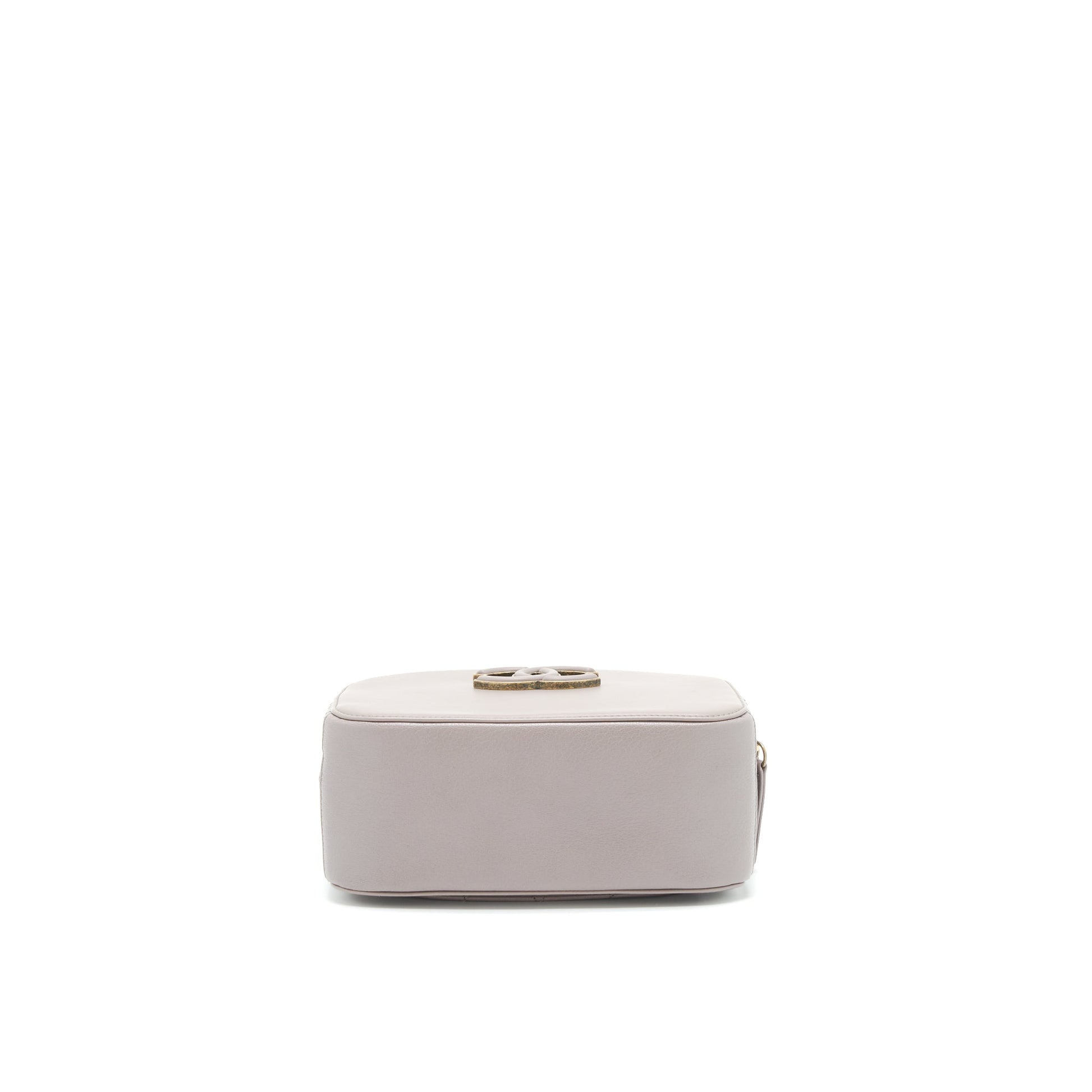 Chanel CC logo vanity with handle and Chain Grey with