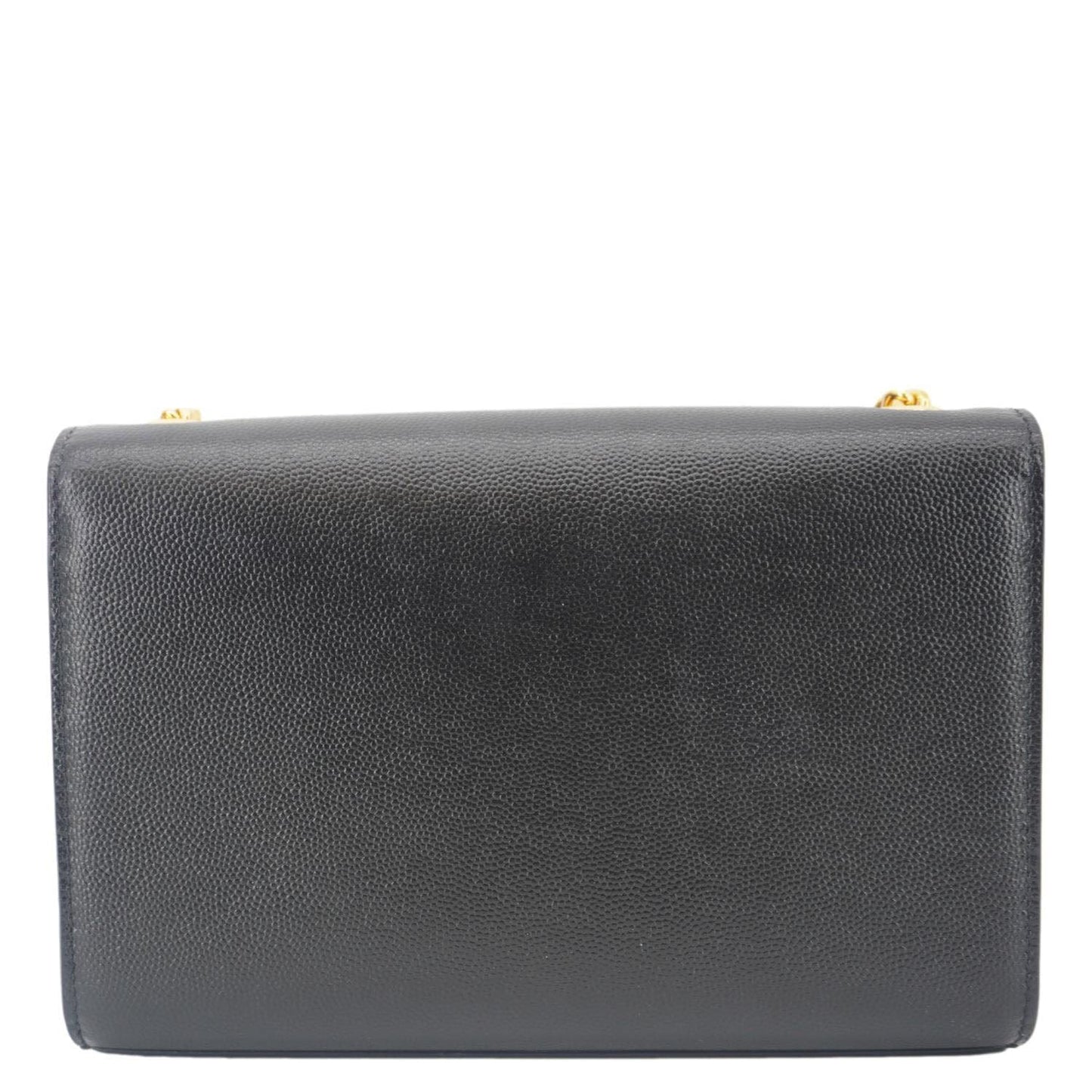SAINT LAURENT Kate Medium Grain De Poudre Leather Crossbody Bag Black