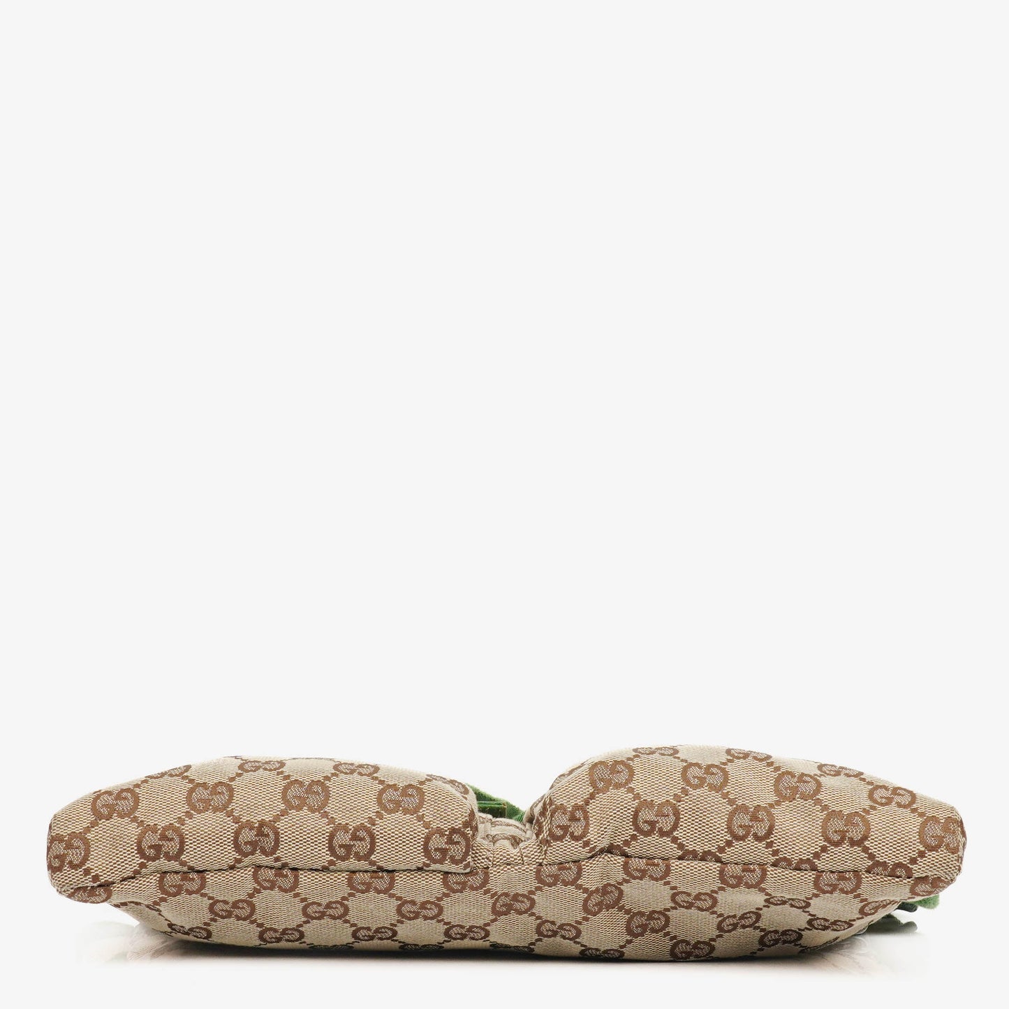 Gucci GG Multicolour Beige/Green Monogram Canvas Belt Bag