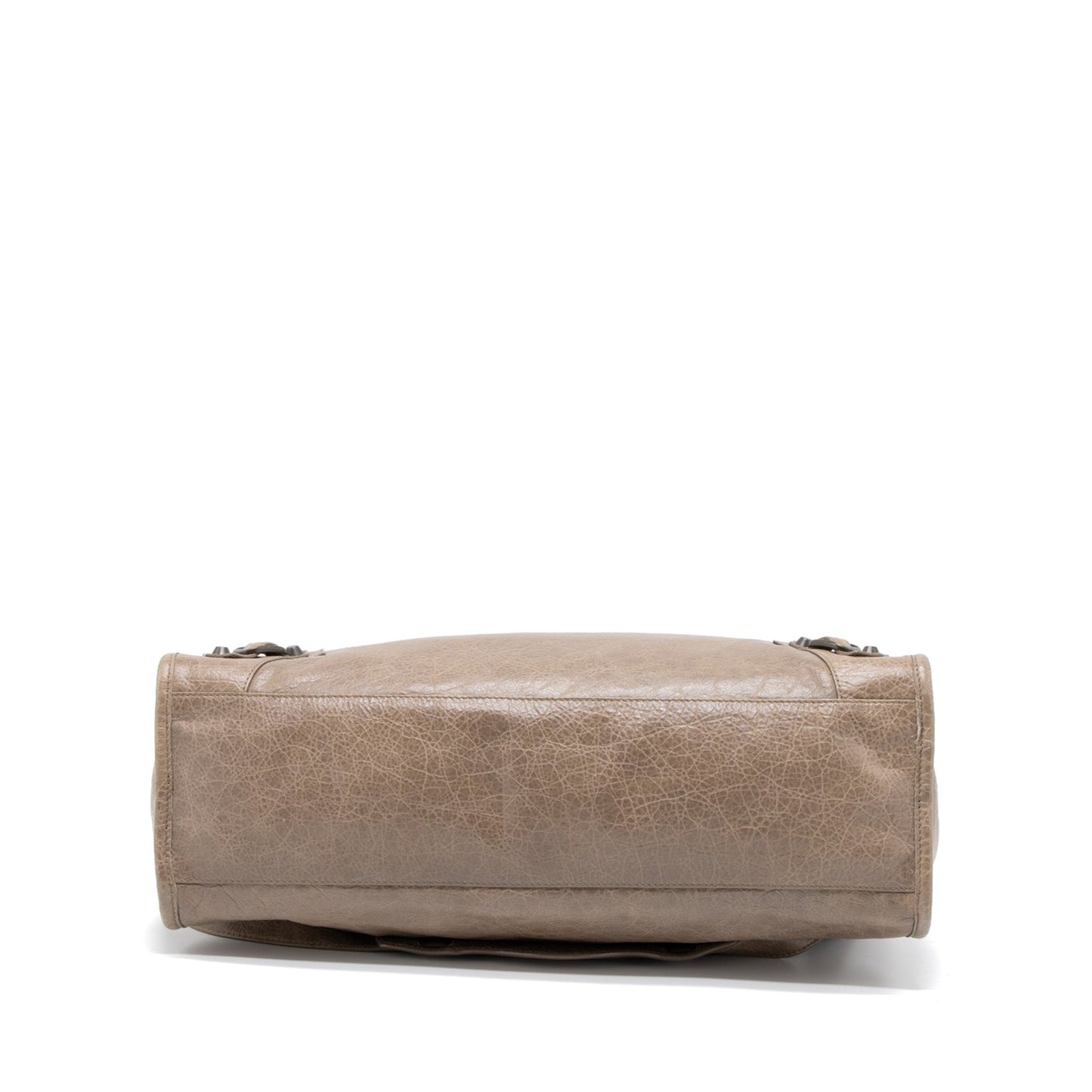 Balenciaga Classic City Purse Light Brown Ruthenium Hardware