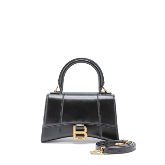 Balenciaga Hourglass Calfskin Black