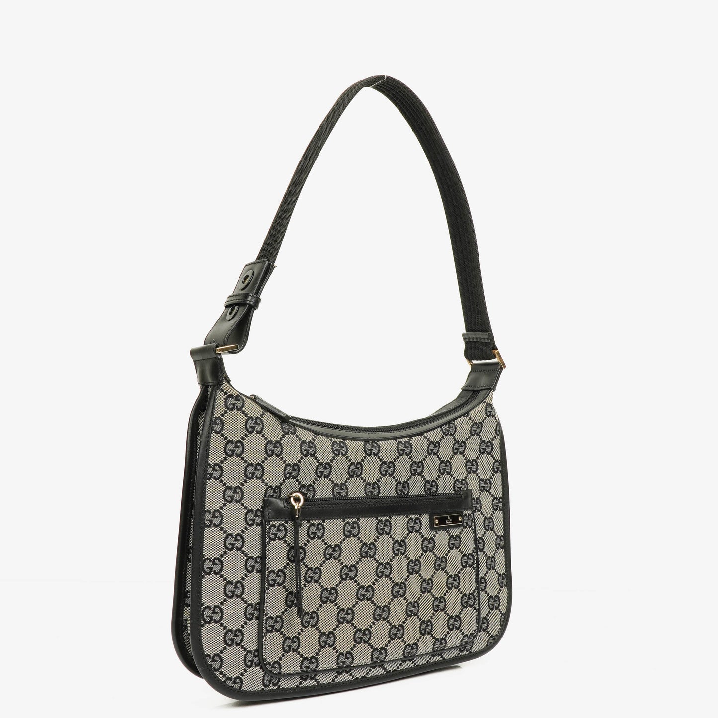 Gucci Monogram Canvas Hobo Bag