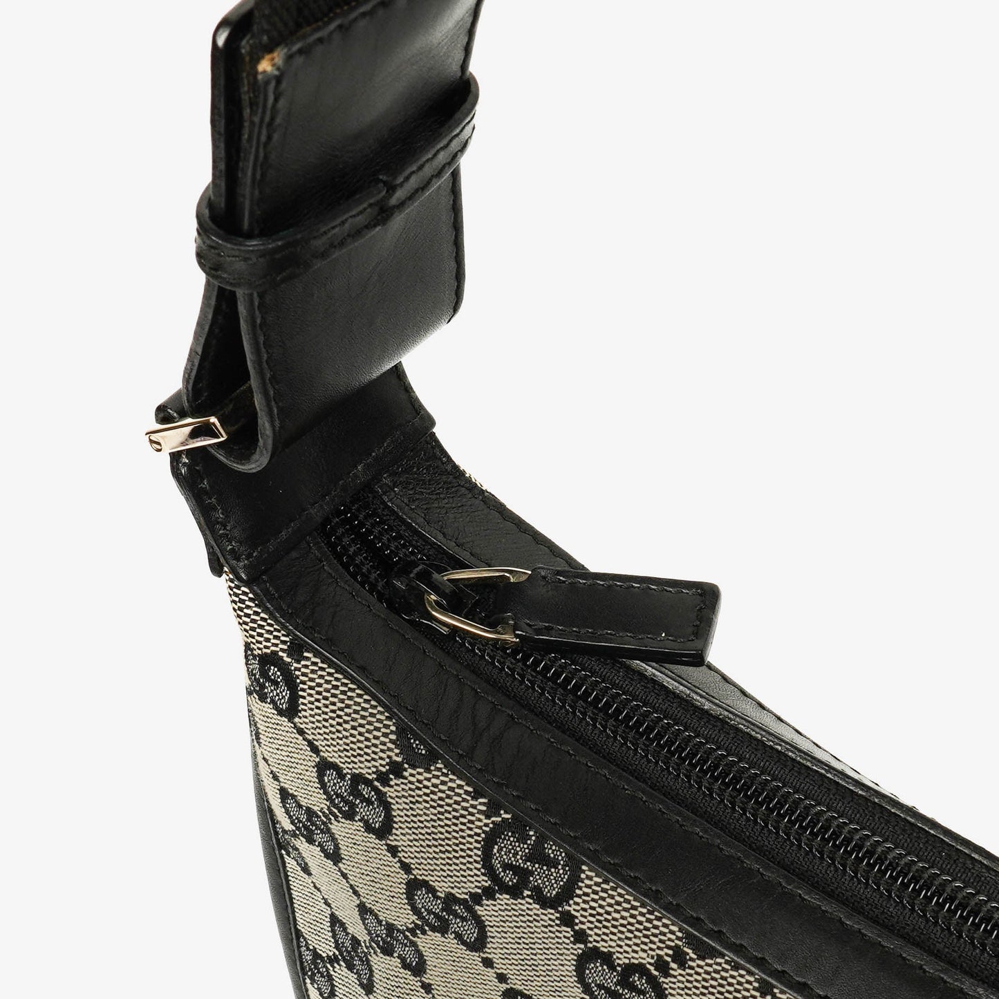 Gucci Monogram Canvas Hobo Bag