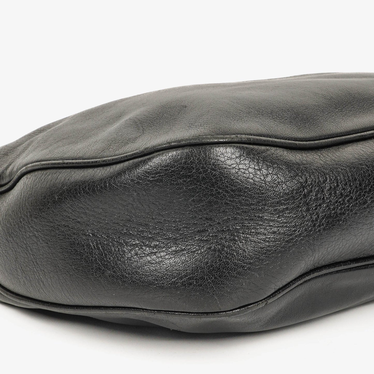 Gucci Charmy Black Leather Hobo Bag