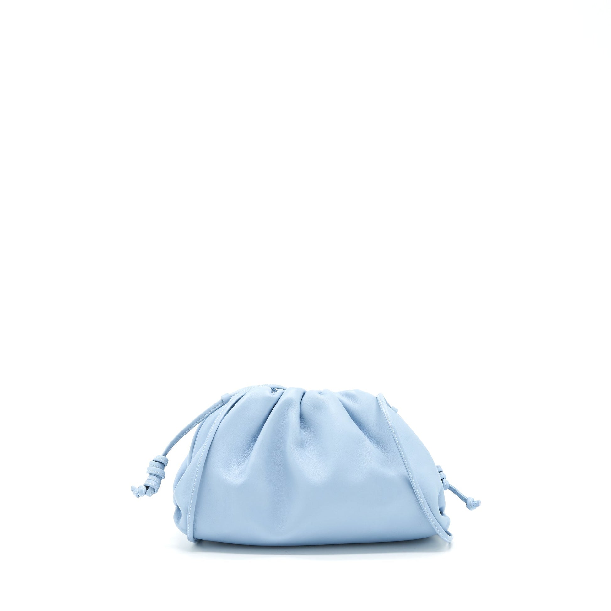 Bottega Veneta Mini Pouch Ice Blue