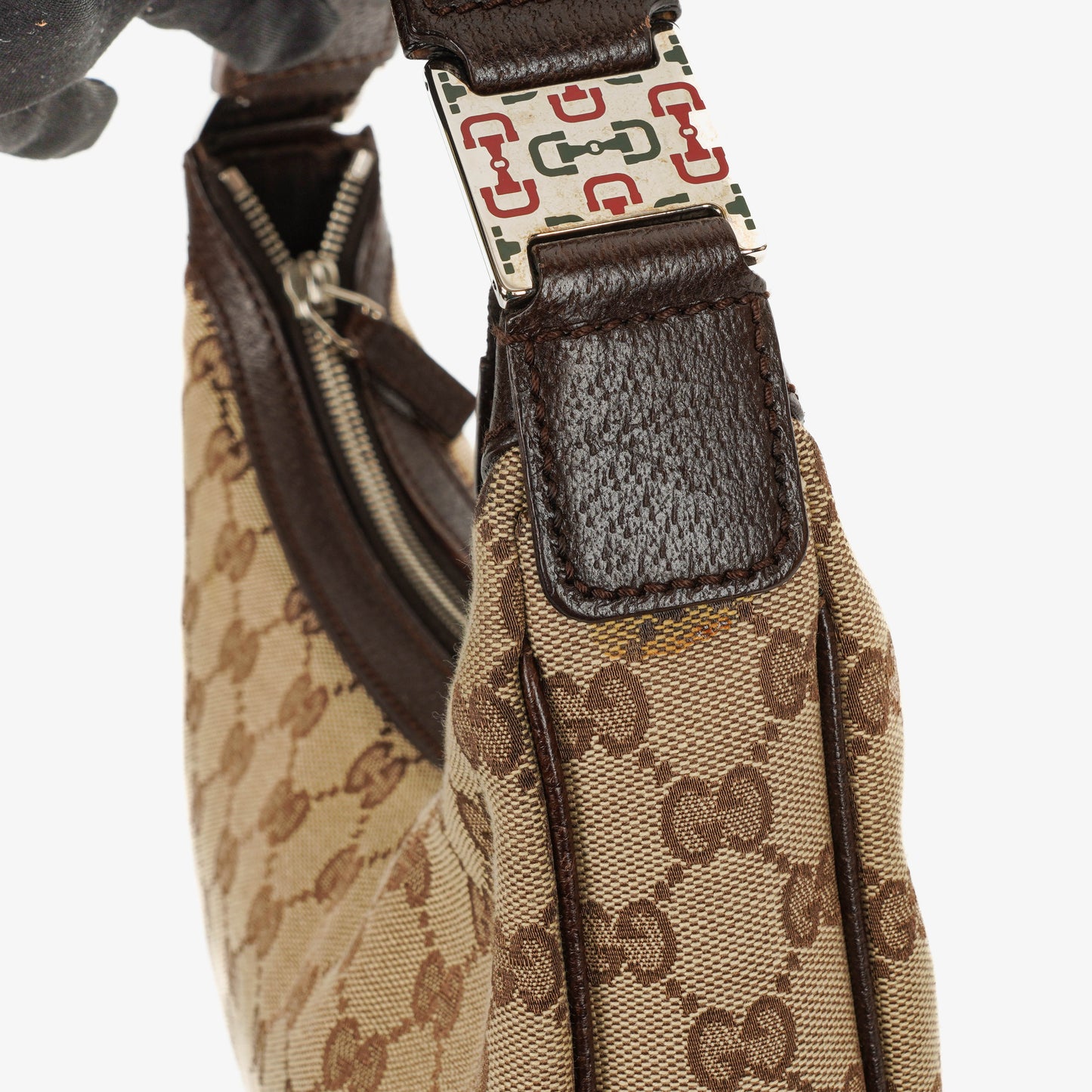 Gucci GG Canvas Web Bag