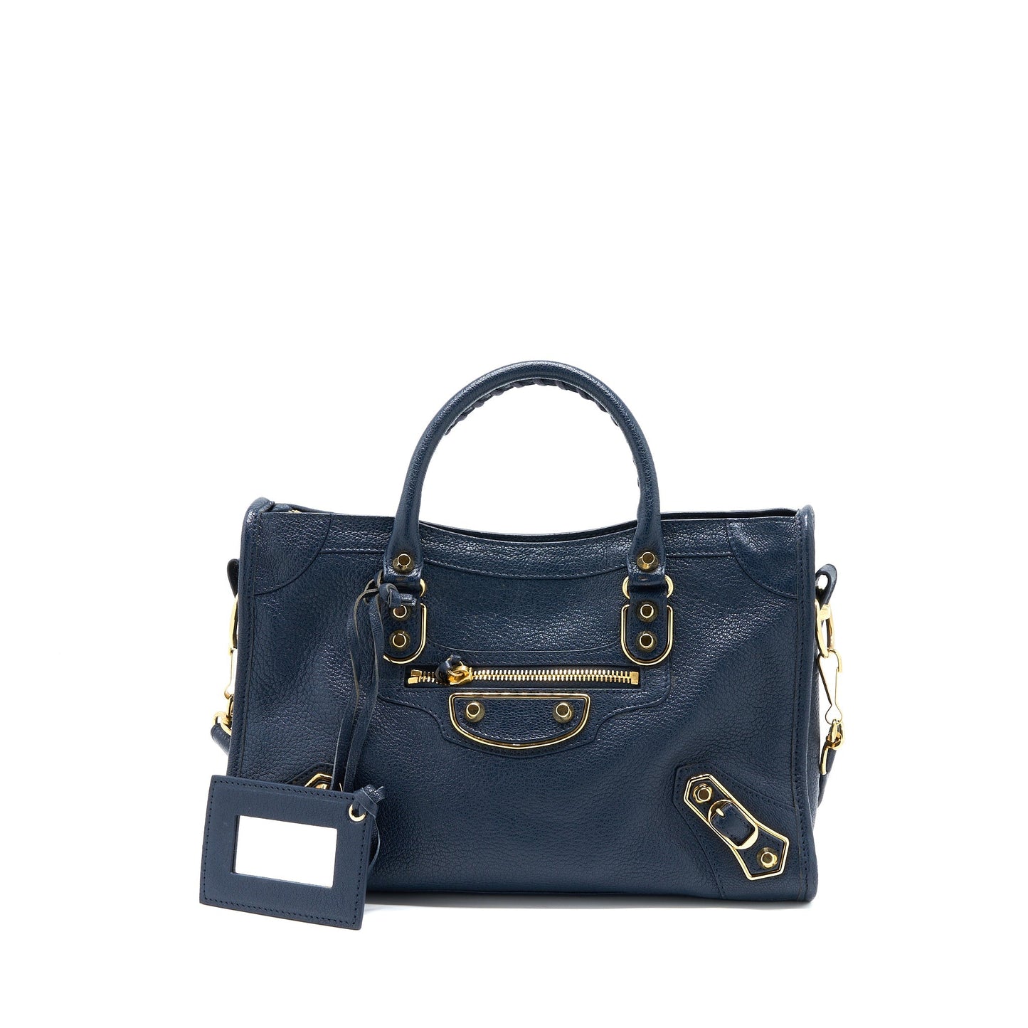 Balenciaga Mini City Purse Navy