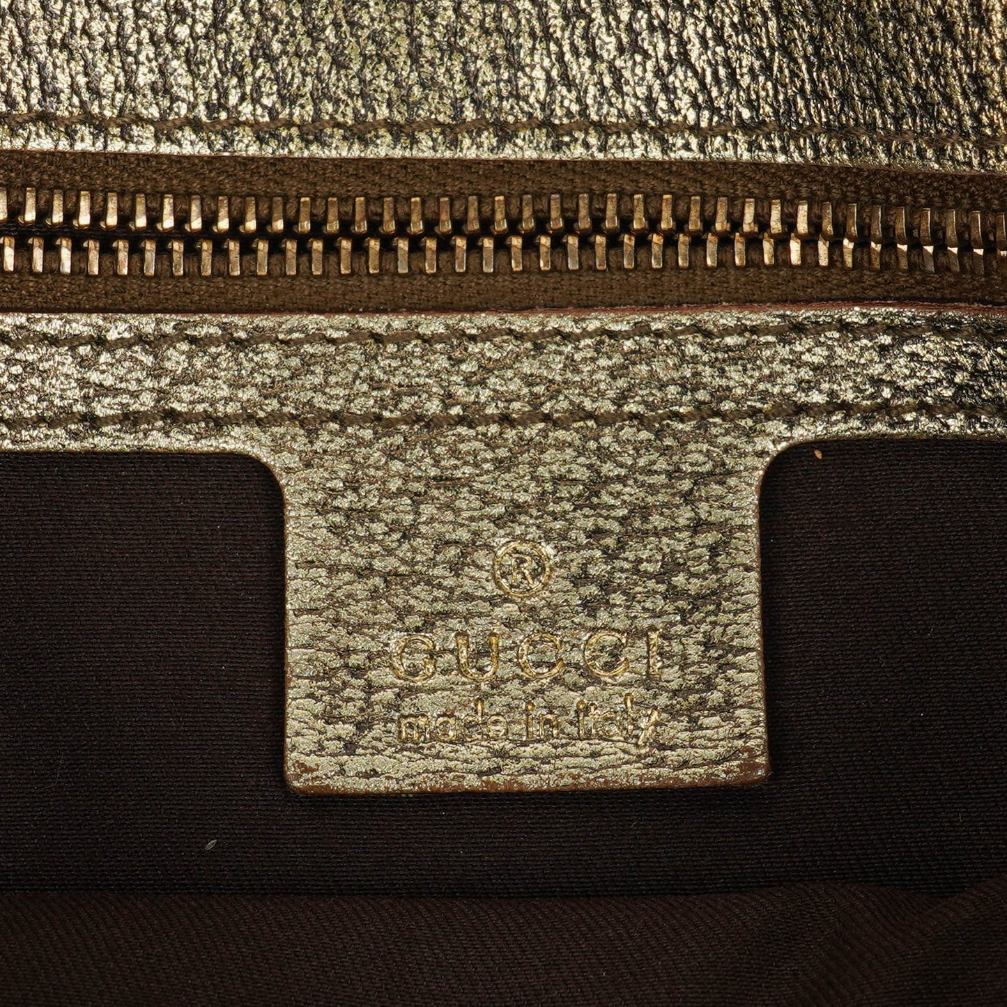Gucci Beige/Metalic GG Canvas Horsebit Shoulder Bag