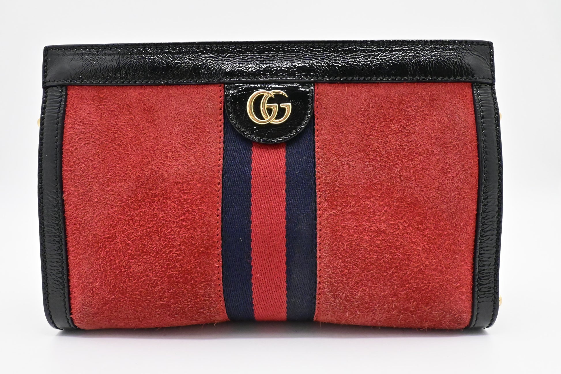 Gucci Ophidia Crossbody in Red Suede