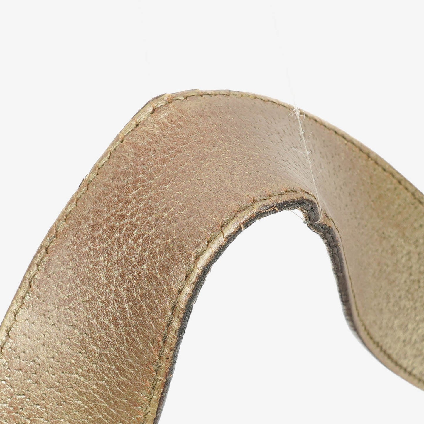 Gucci Beige/Metalic GG Canvas Horsebit Shoulder Bag