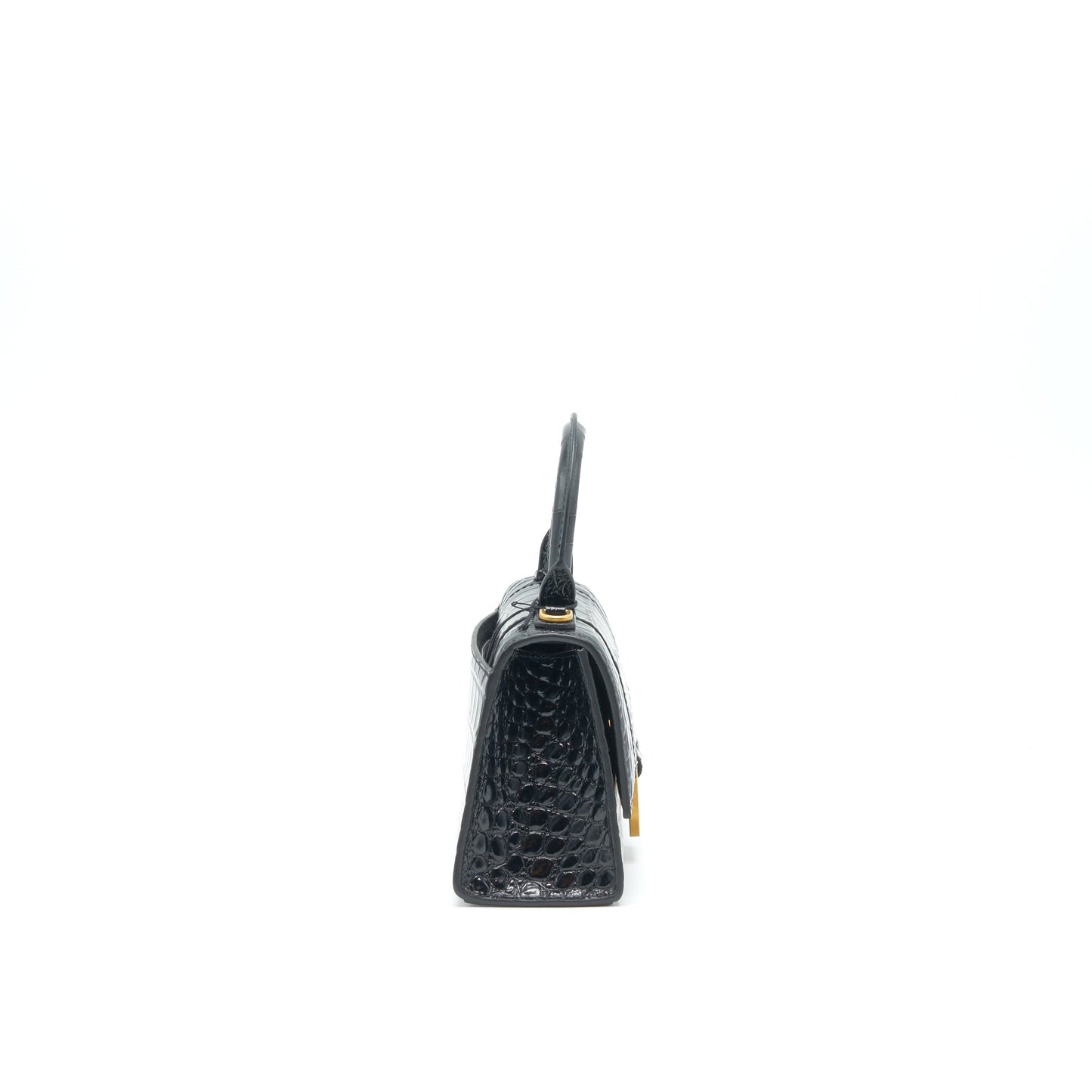 Balenciaga Hourglass Embossed calfksin black