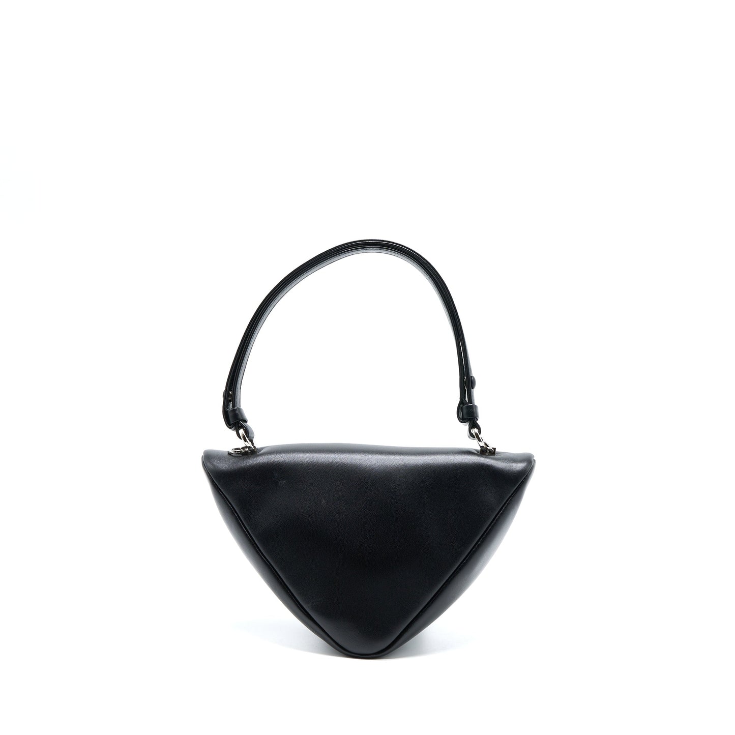 Prada Padded Nappa Triangle Bag Black SHW