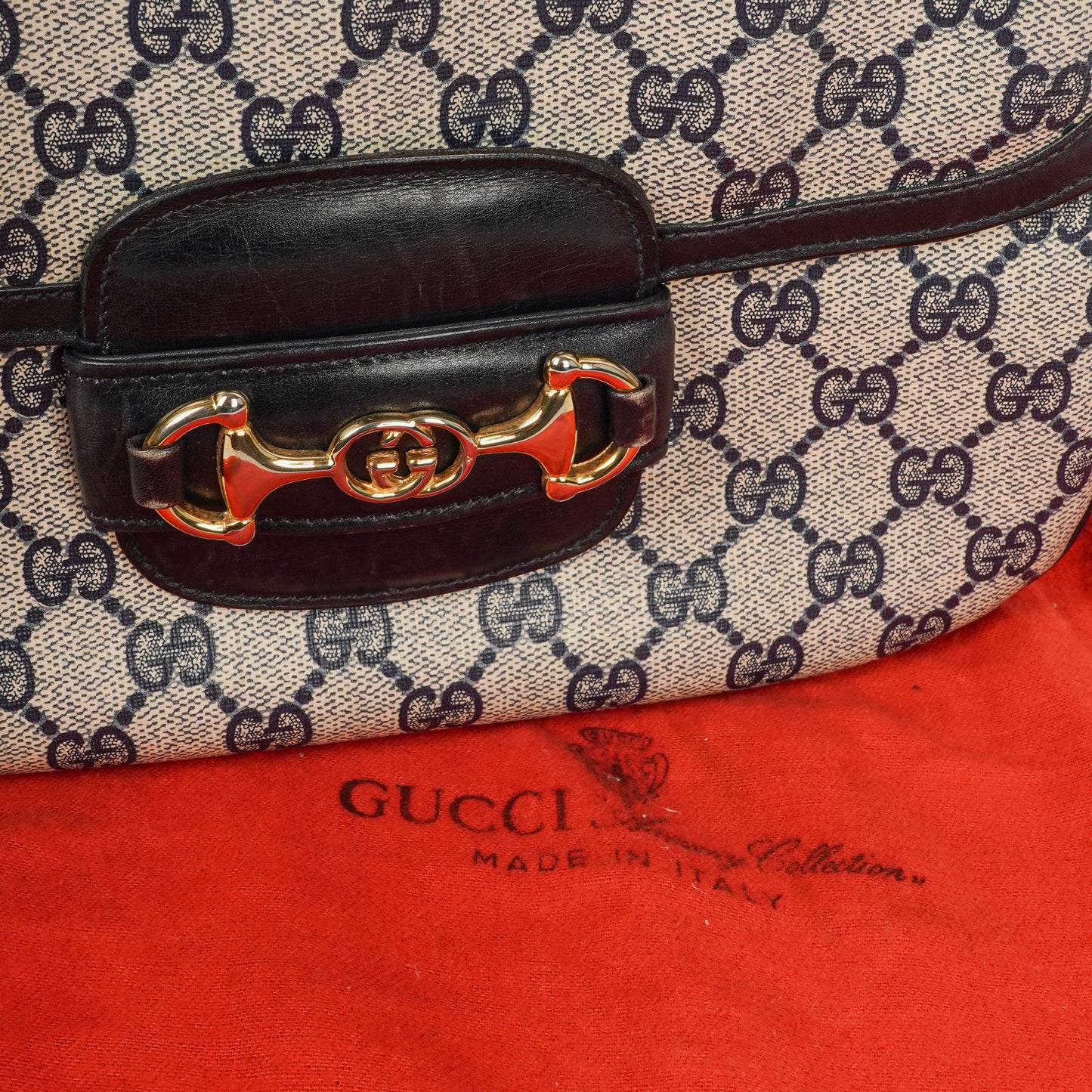 Gucci Horsebit 1955 GG Supreme Canvas Bag